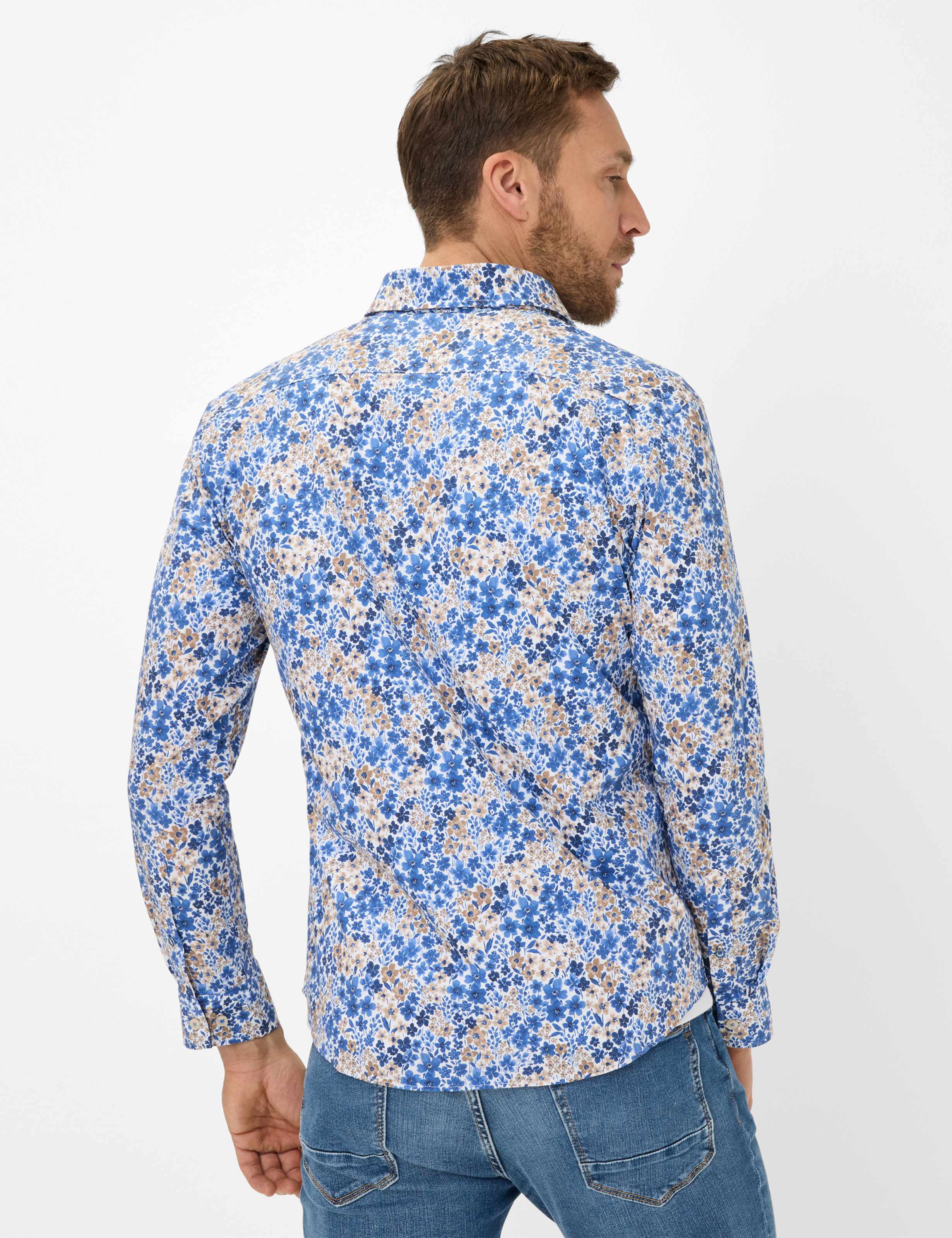 Men Style HAROLD Blue  Model back