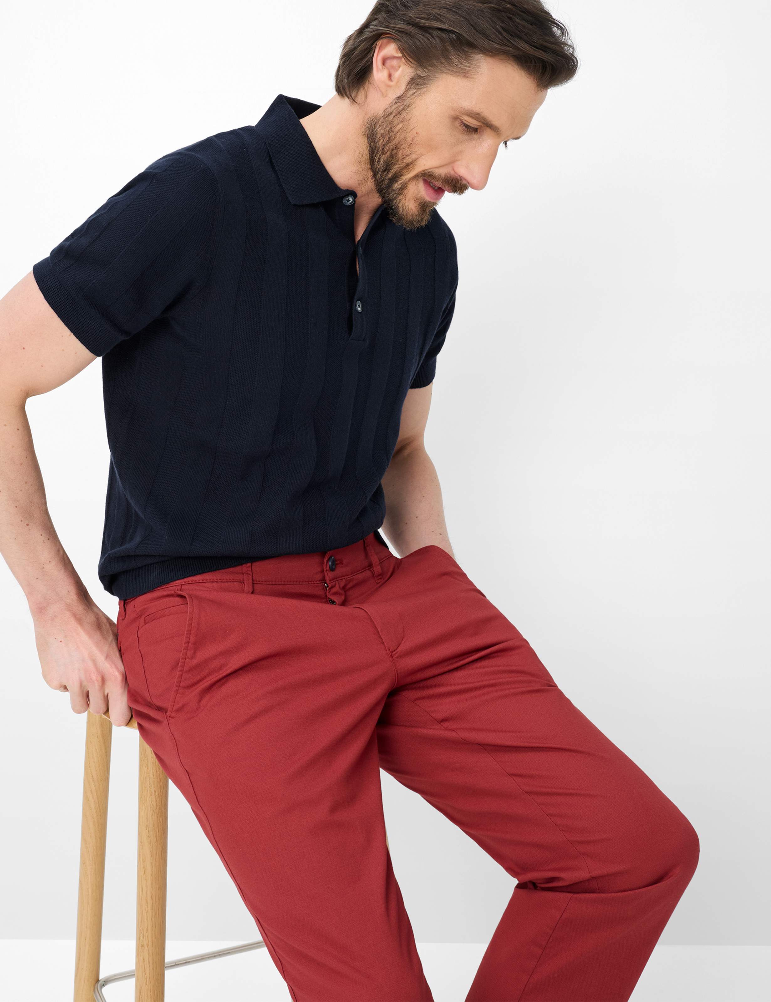 Men Style THILO Red Regular Fit Detail 1