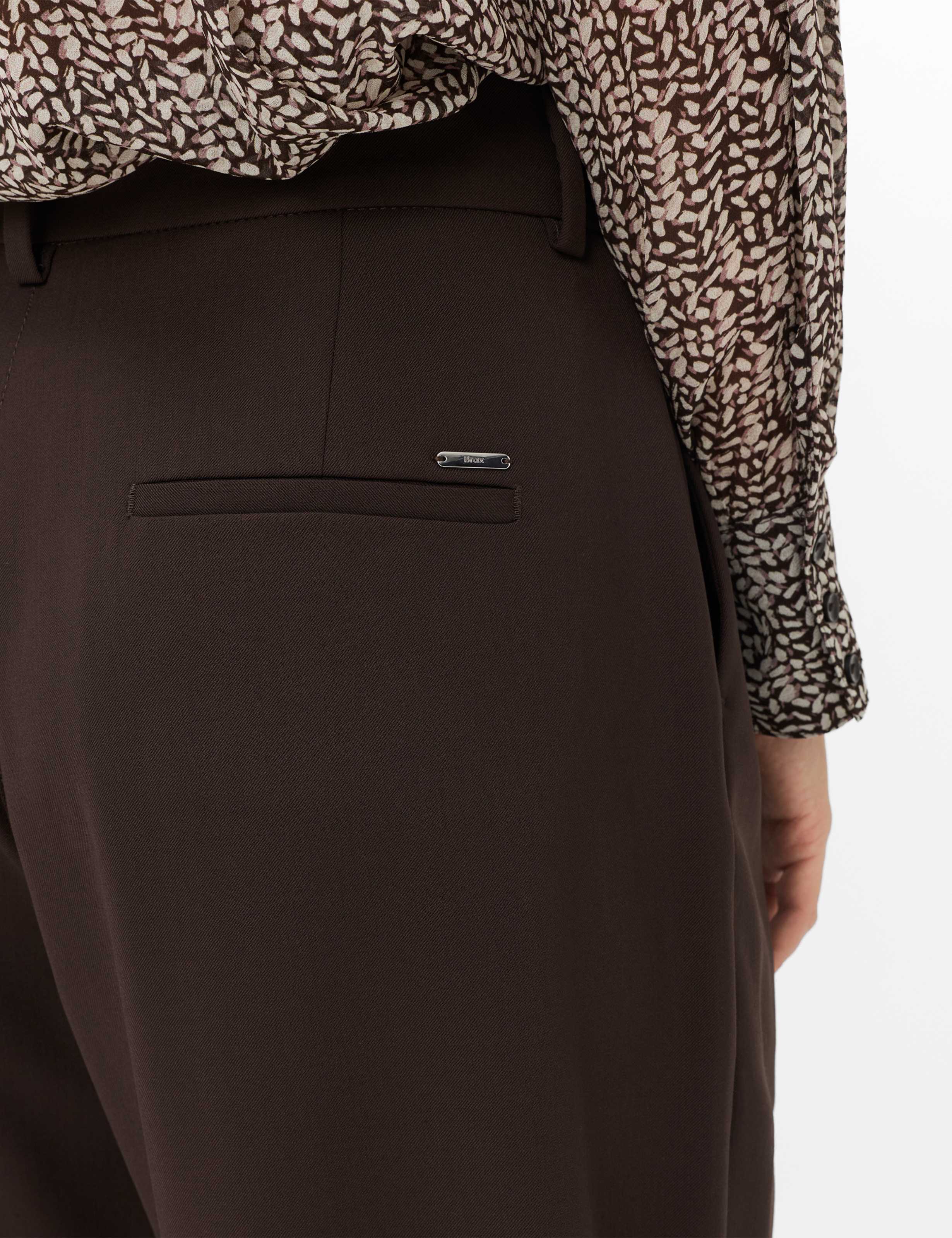 Femme Style MEGAN S Rouge Foncé Barrel Fit Détail 2