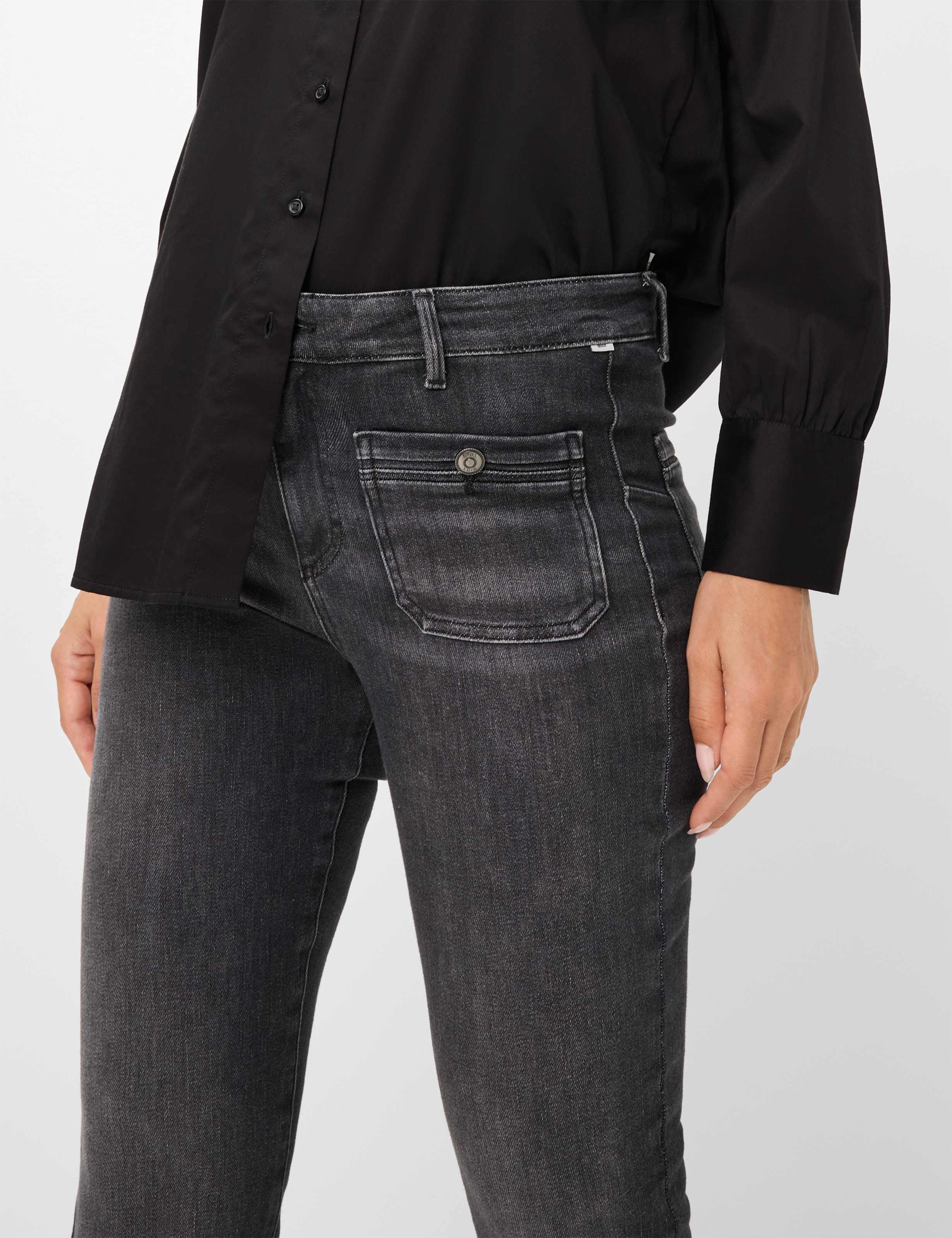 Damen Style ANA Denim Grau Skinny Fit Detail 2