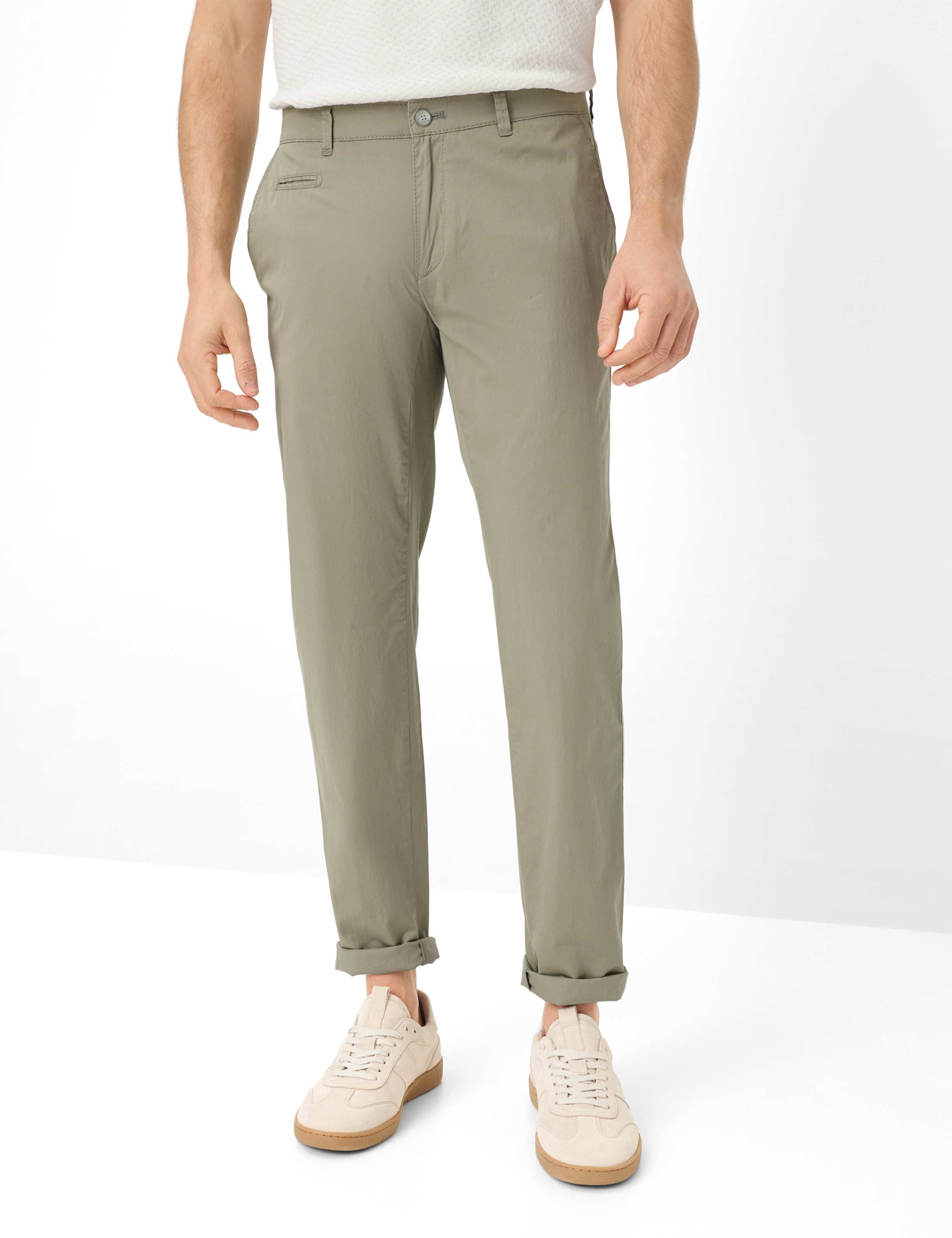 Thumbnail - Brax Herren Chino Style FABIO JUNGLE, grün, Gr. 44/34