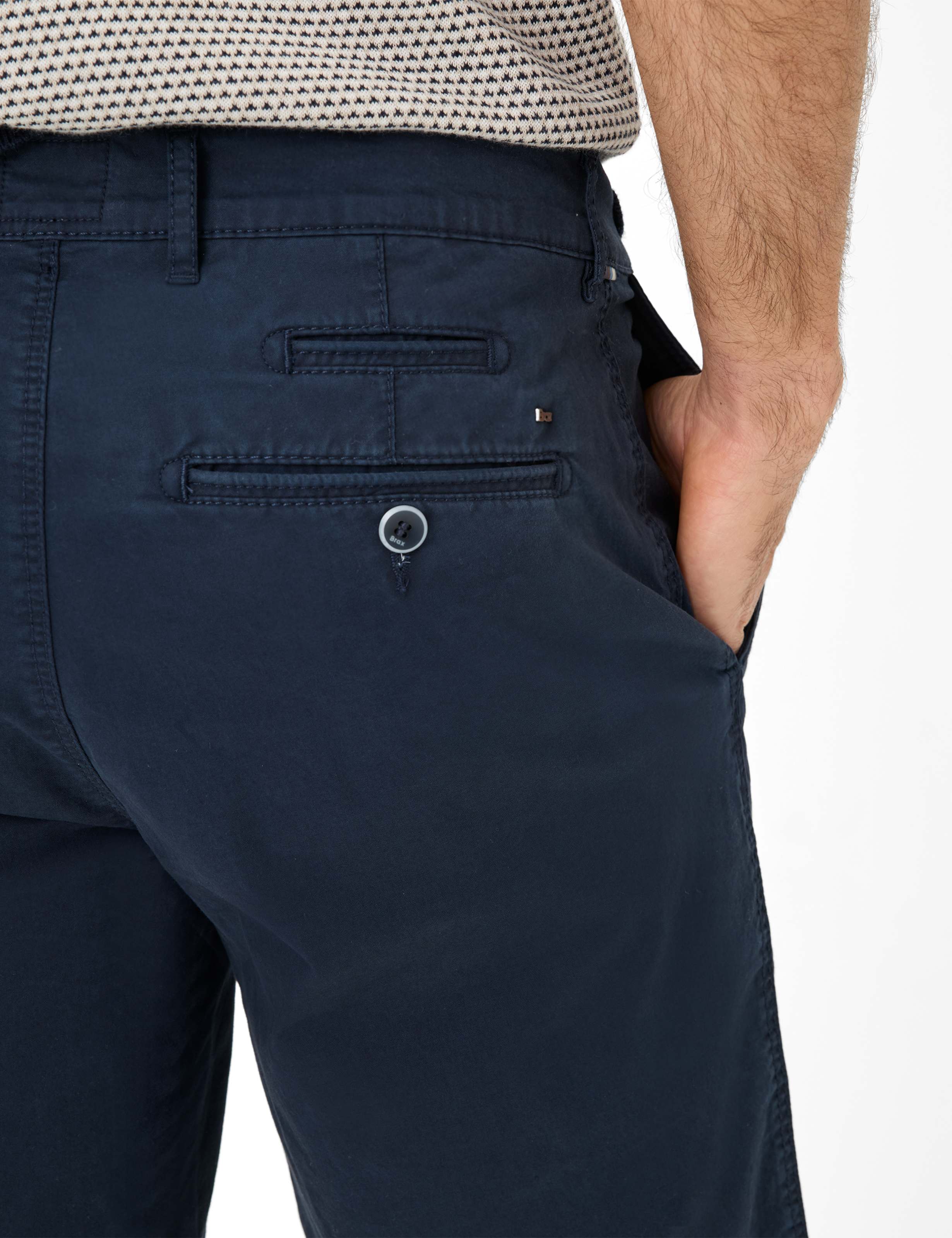 Men Style BARI Dark Blue Regular Fit Detail 2