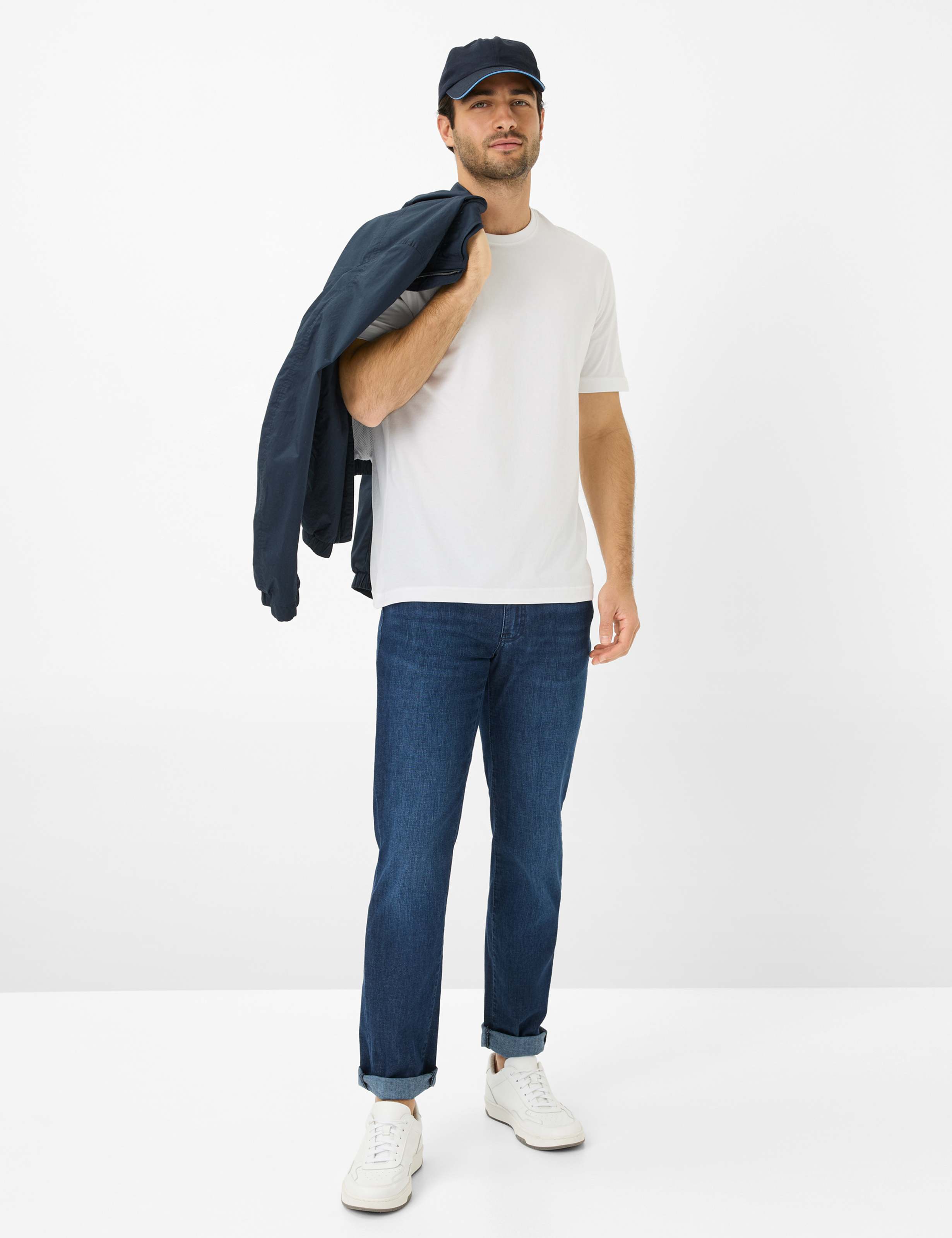 Herren Style TIM-TIM Weiß  Model Outfit