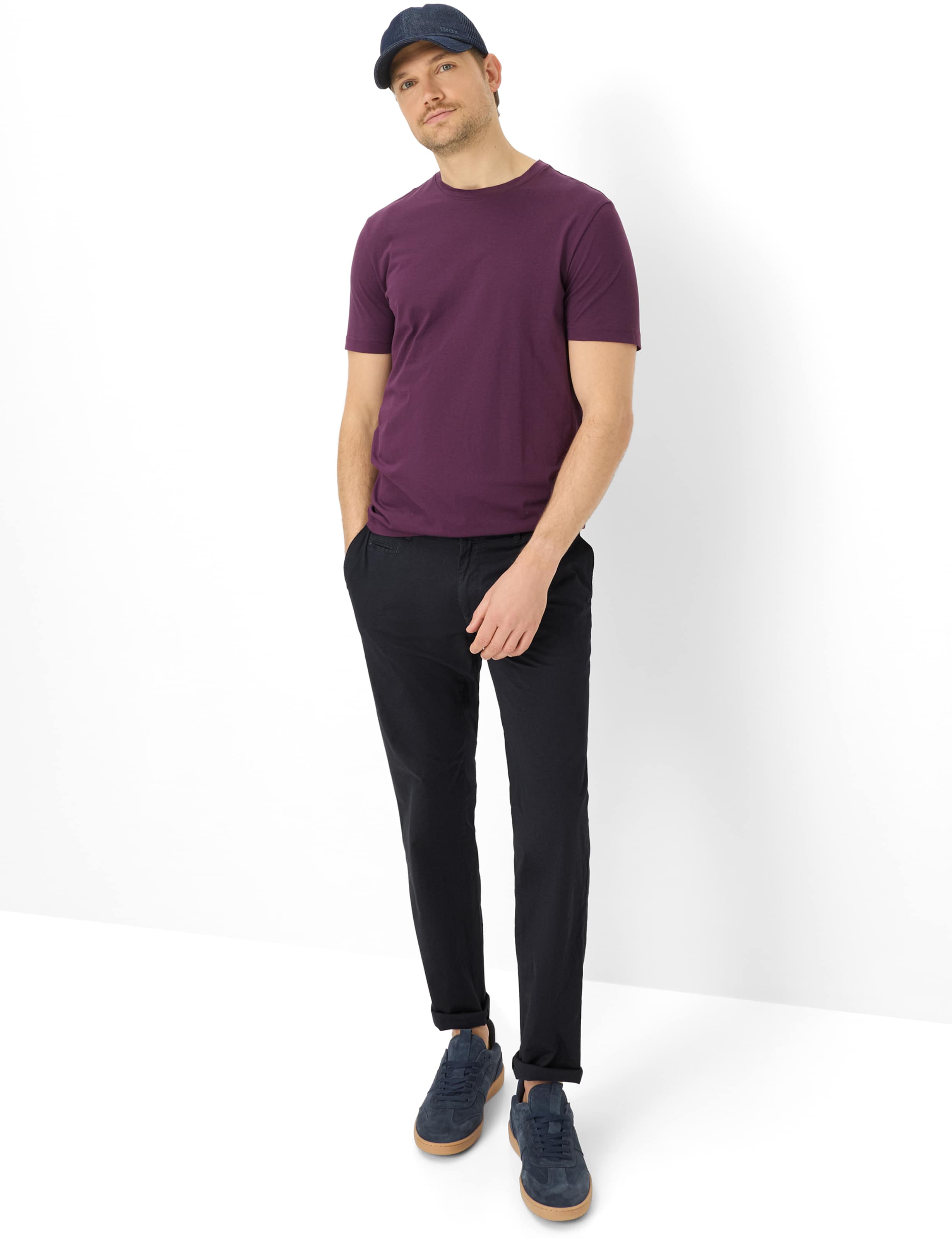 Homme Style TED Violette Foncé  Tenue du mannequin