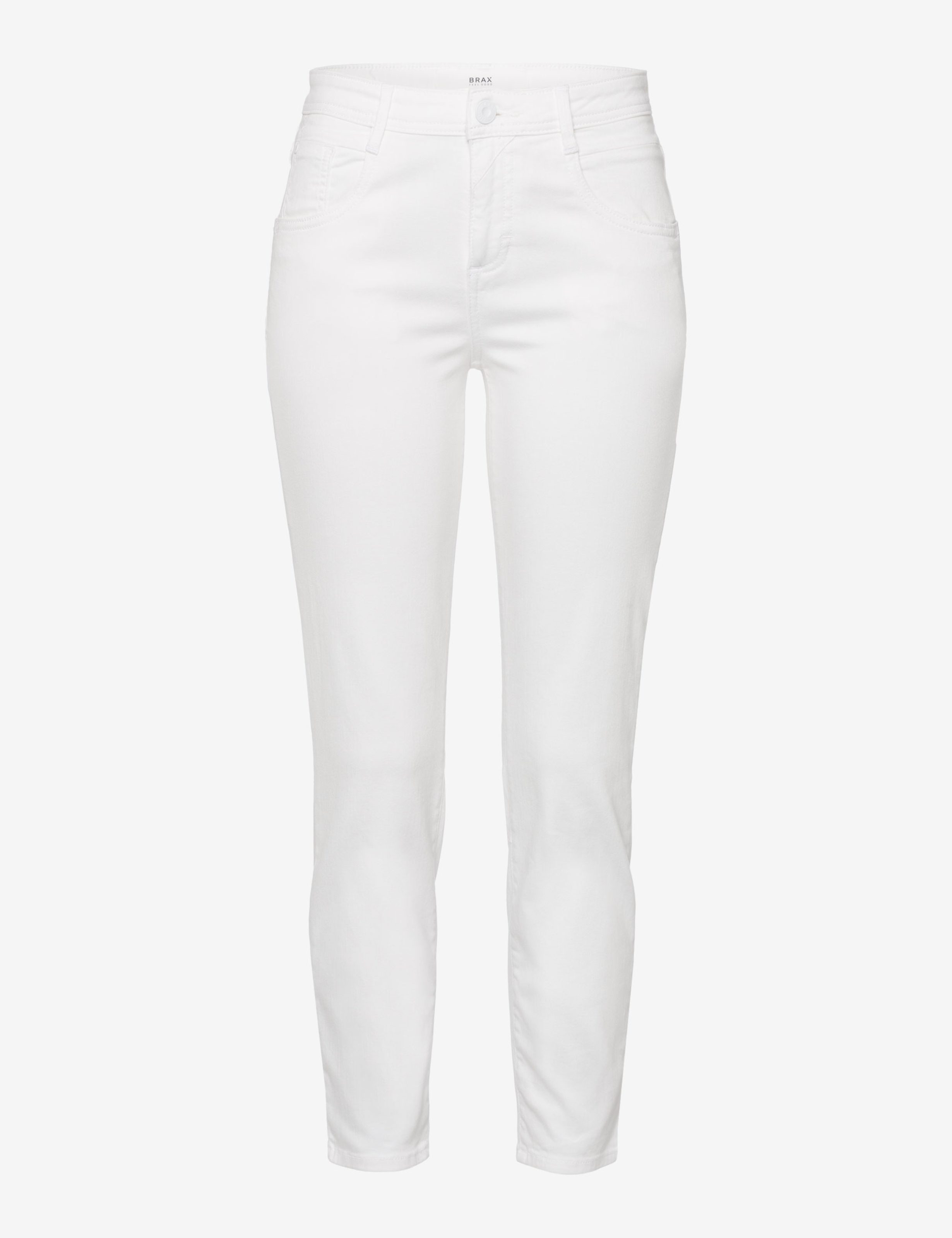 Women Style SHAKIRA S WHITE Slim Fit Stand-alone front view