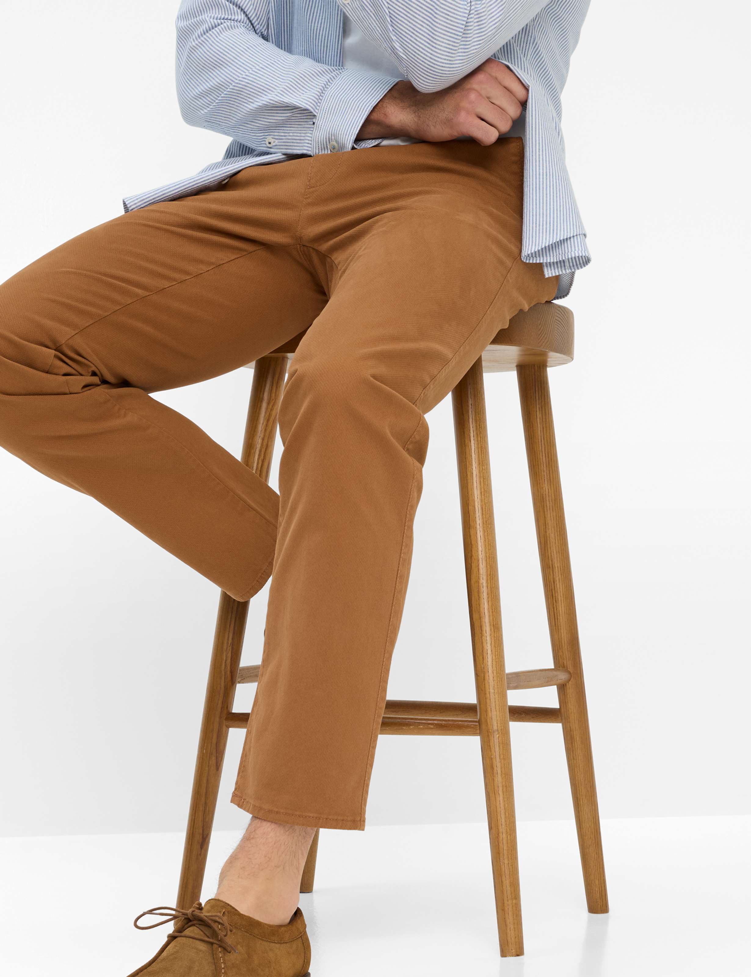 Herren Style FABIO IN Braun Modern Fit Detail 1