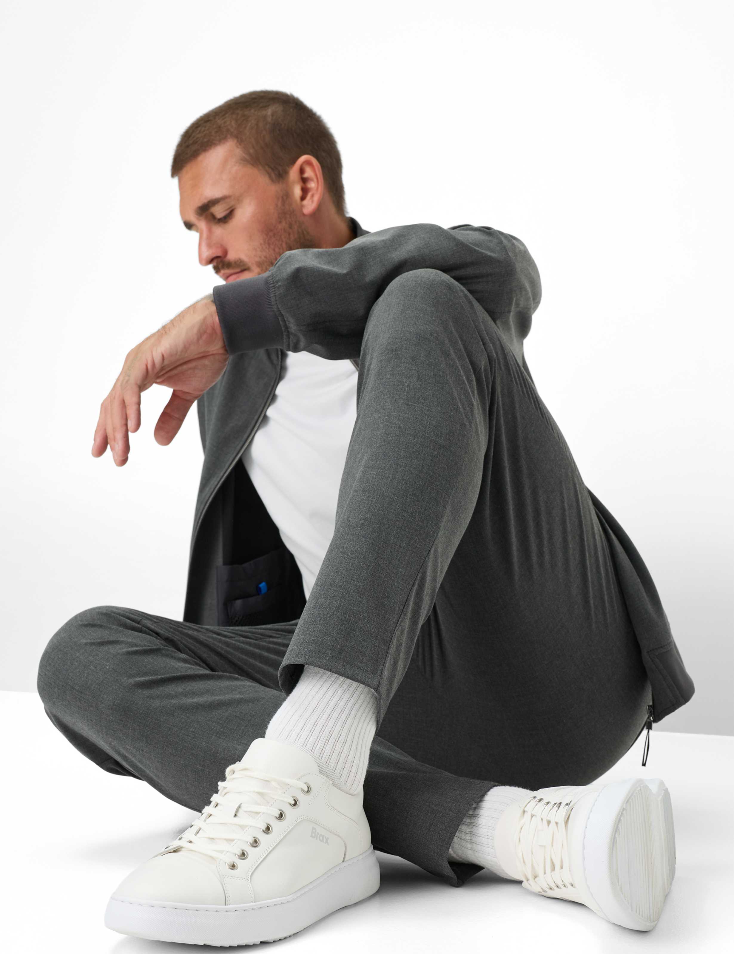 Herren Style TINO Grau Relaxed Fit Detail 1