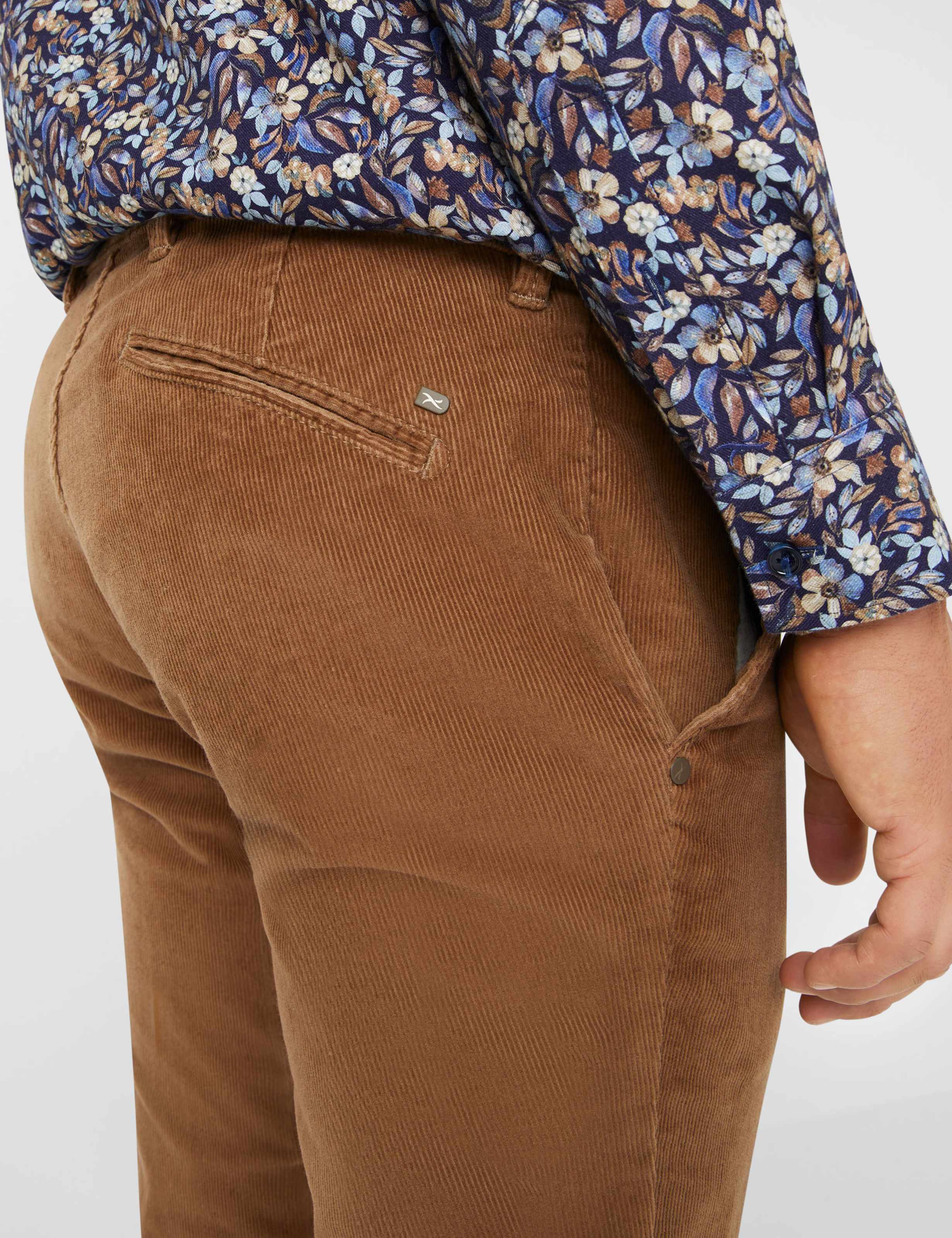 Men's fashion Chinos | Pants Style SILVIO Brown Slim Fit Men's fashion Chinos | Pants Style SILVIO Brown Slim Fit
