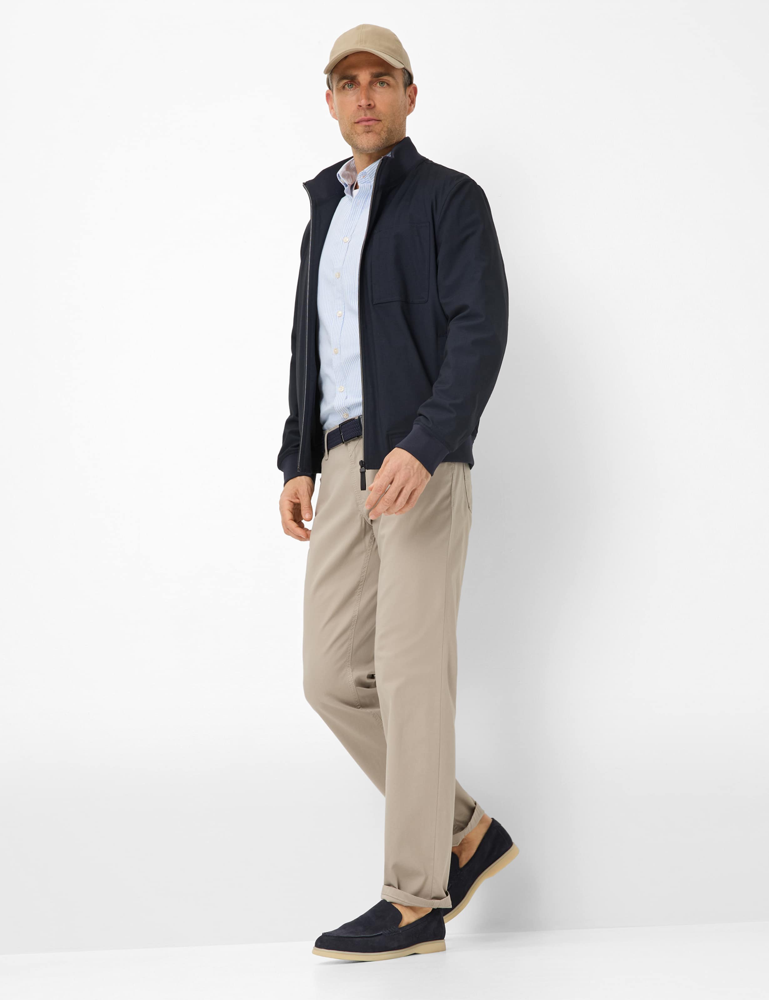 Men Style LUKE Beige Regular Fit Model Outfit