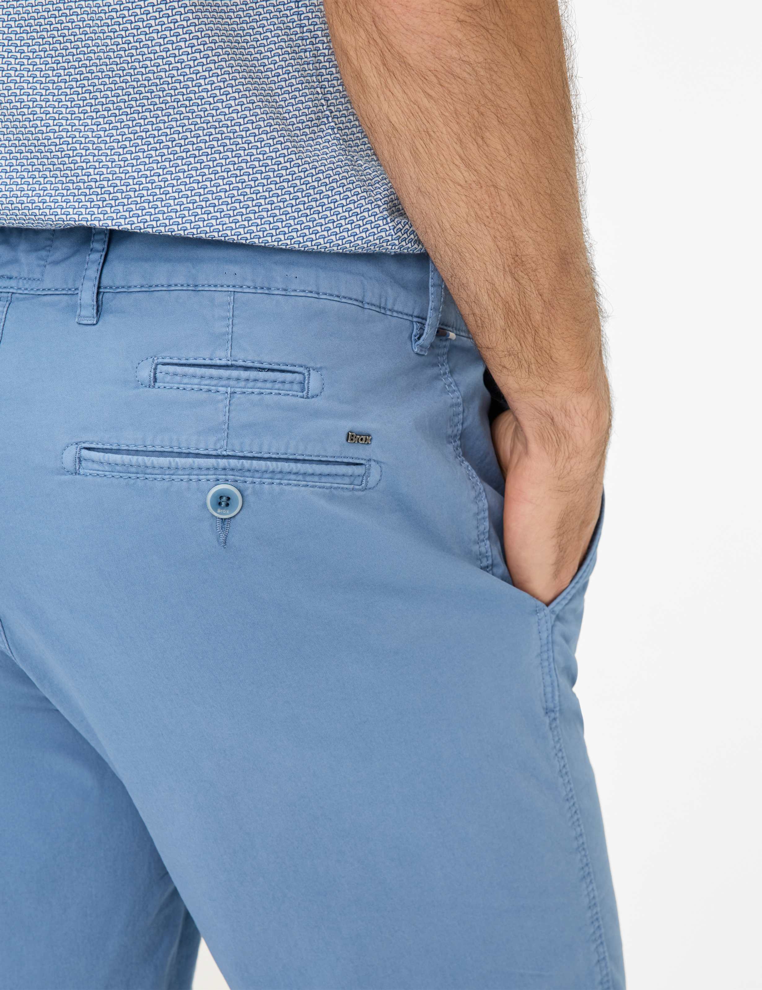 Men Style BARI Blue Regular Fit Detail 2