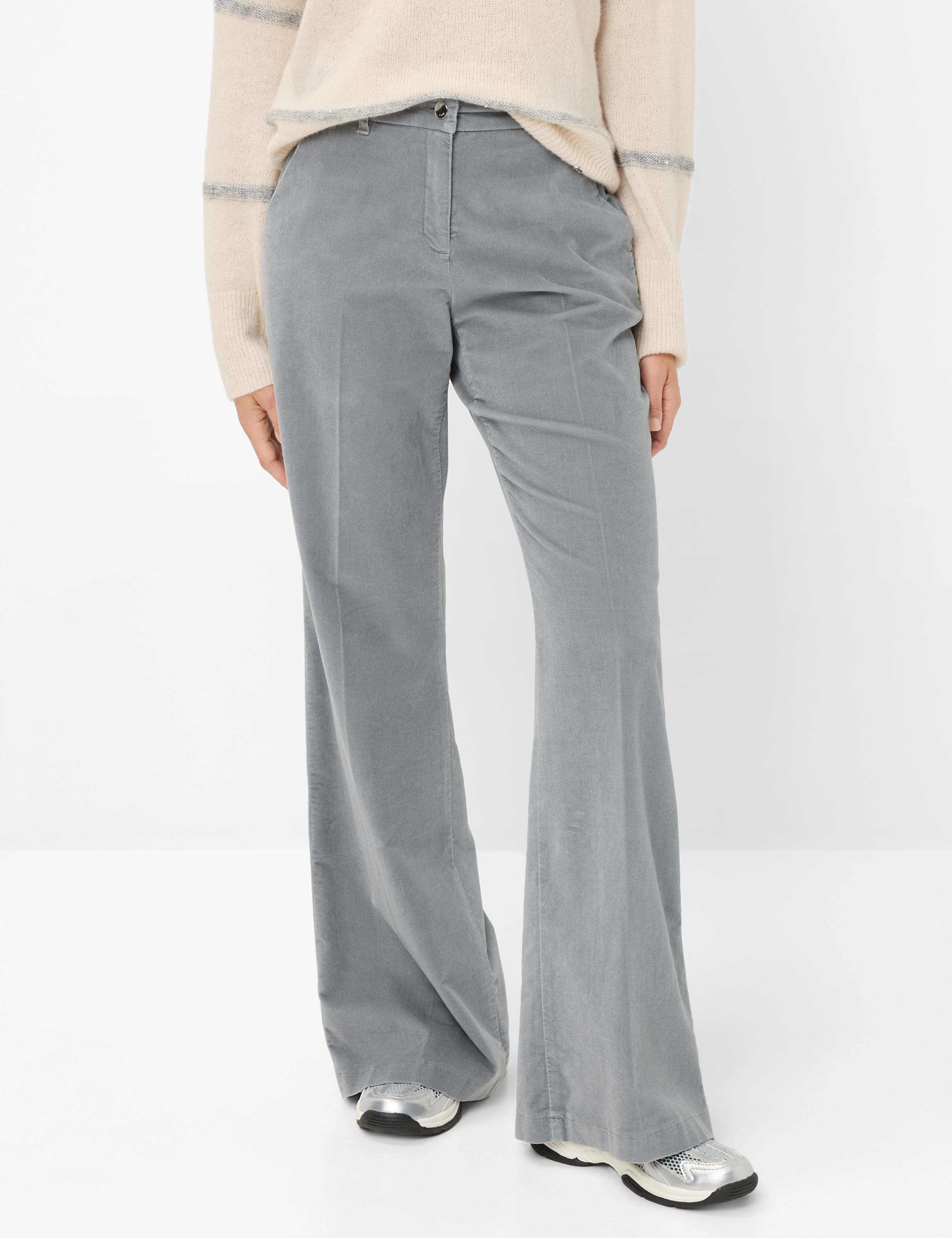 Thumbnail - Brax Damen Palazzohose Style MAINE SMOKE GREY, grau, Gr. 40K