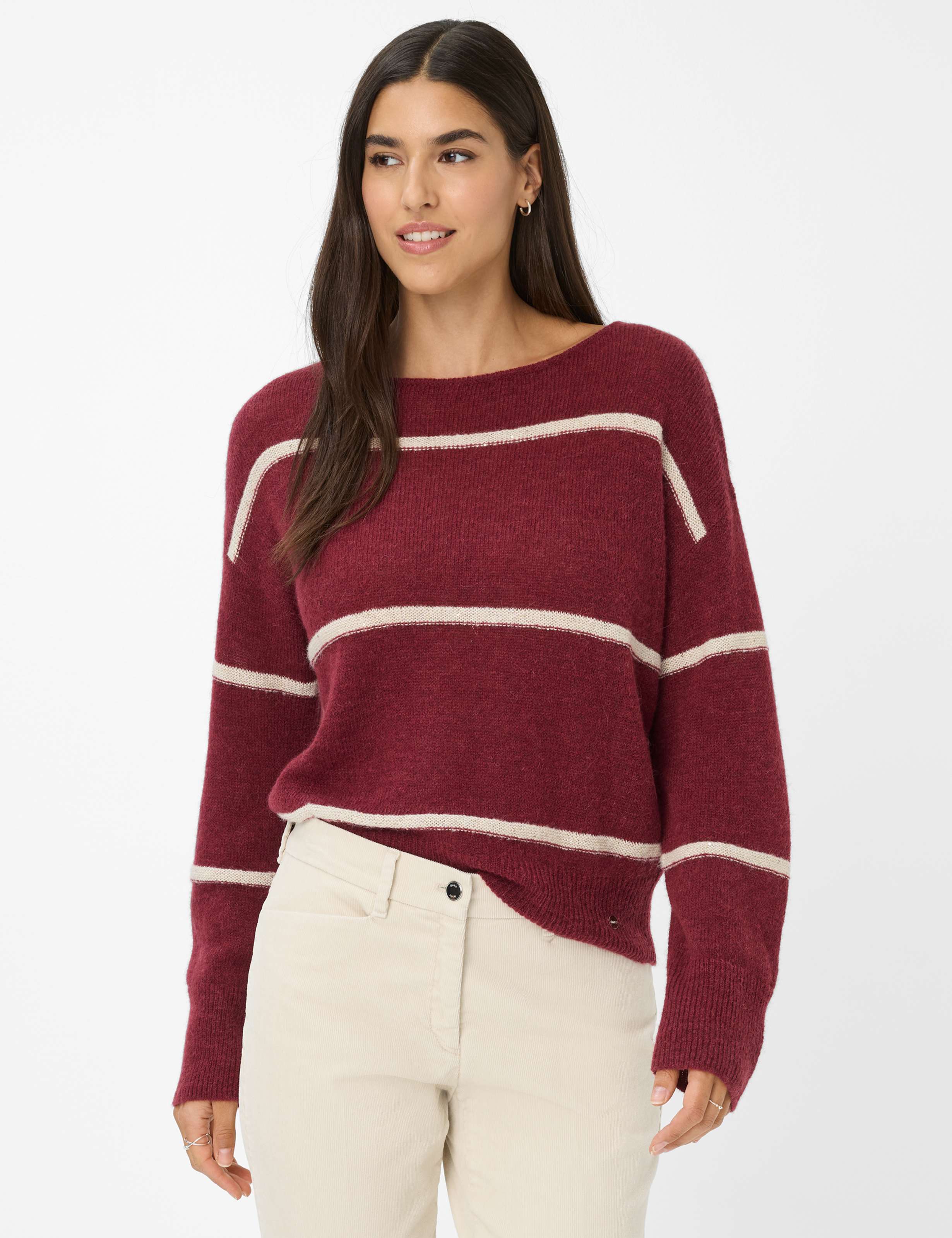 Damen Style LISA Cremeweiß  Model Front