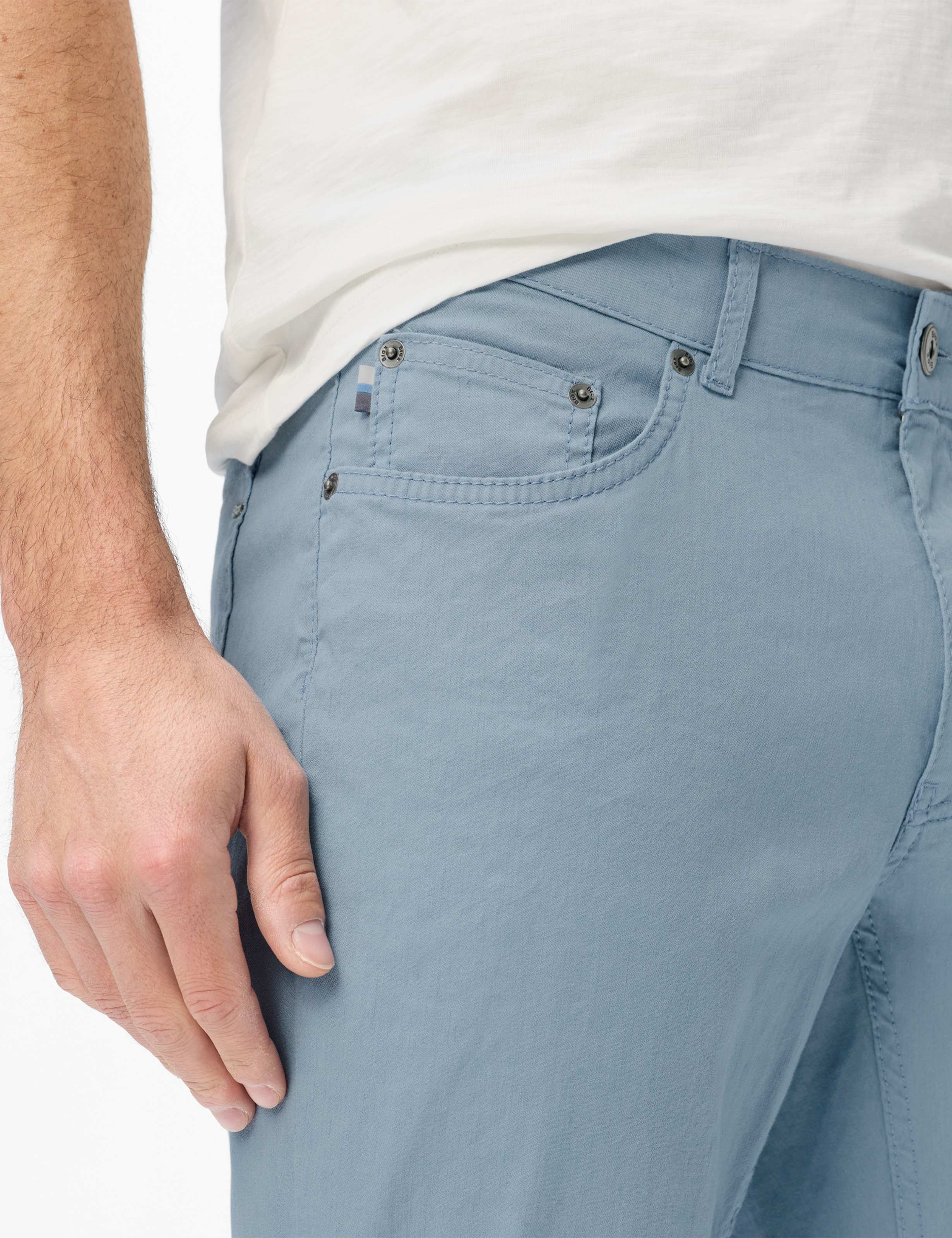 Heren Style COOPER Blauw Regular Fit Detail 2