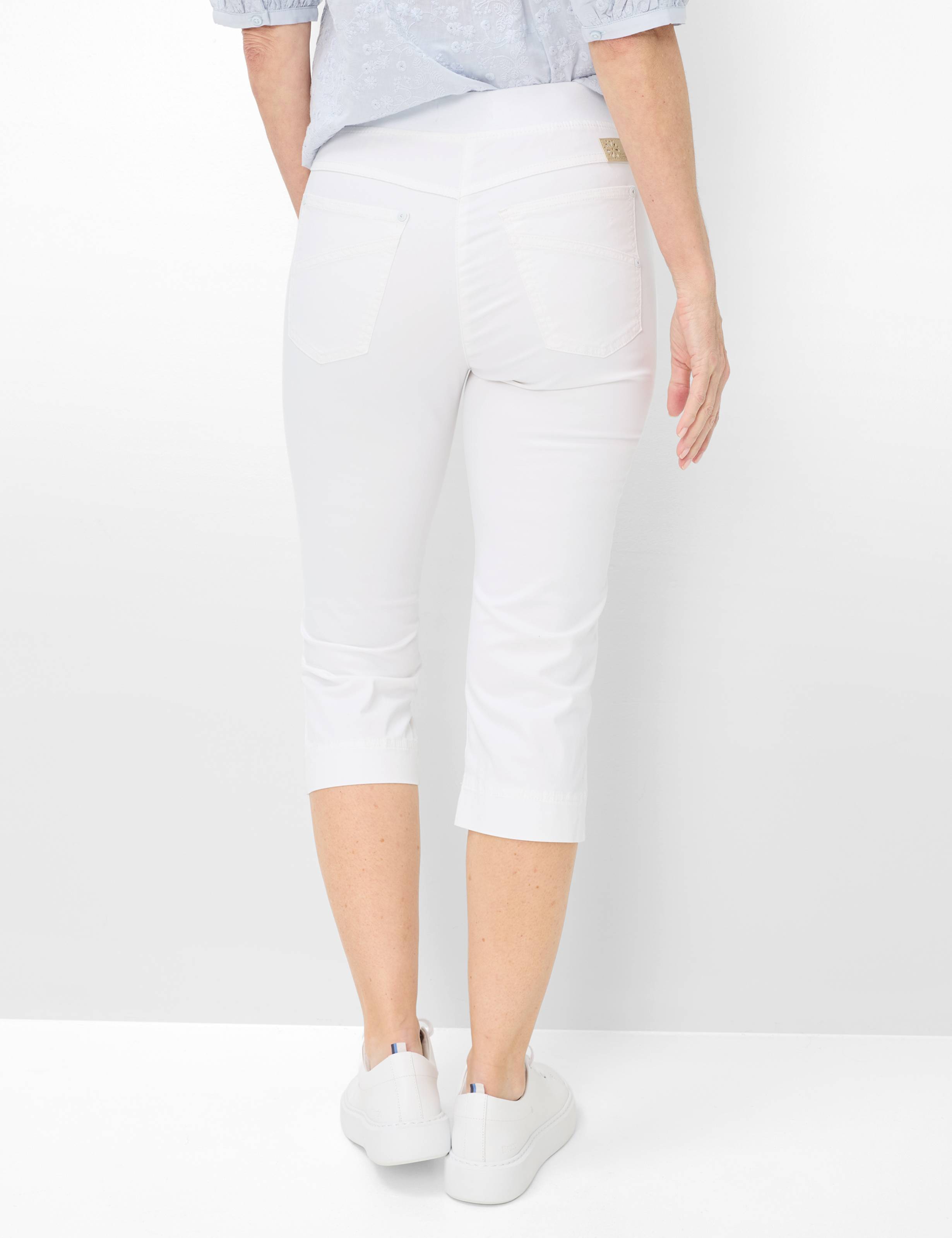 Thumbnail - Raphaela by Brax Damen Hose Style PAMINA CAPRI WHITE, weiß, Gr. 42K