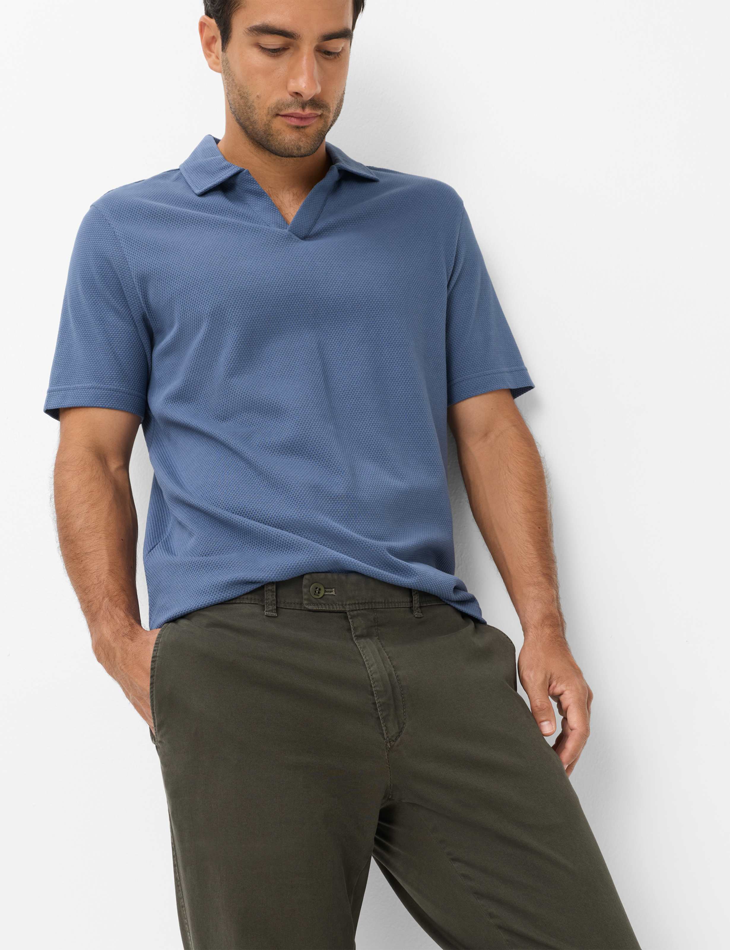 Homme Style EVANS Vert - Olive Regular Fit Détail 1