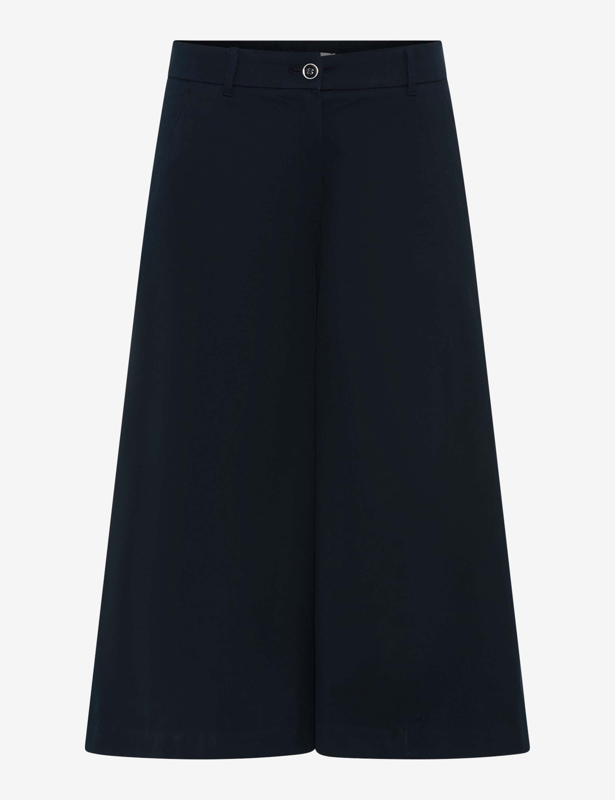 Femme Style MELLI S Bleu Foncé Wide Leg Détourage avant