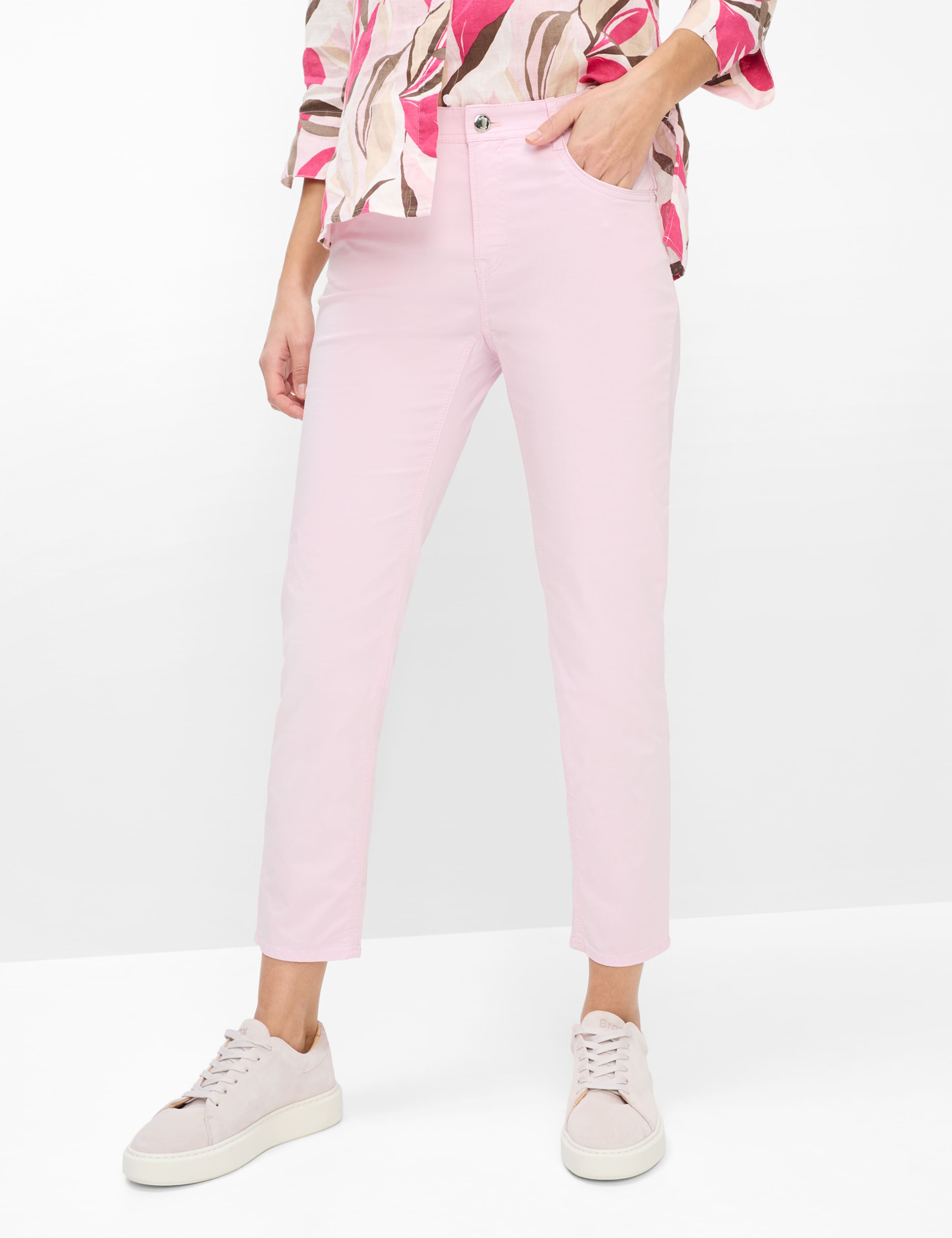 Thumbnail - Brax Damen Five-Pocket-Hose Style MARY S DUSTY ROSE, Rosa, Gr. 38L