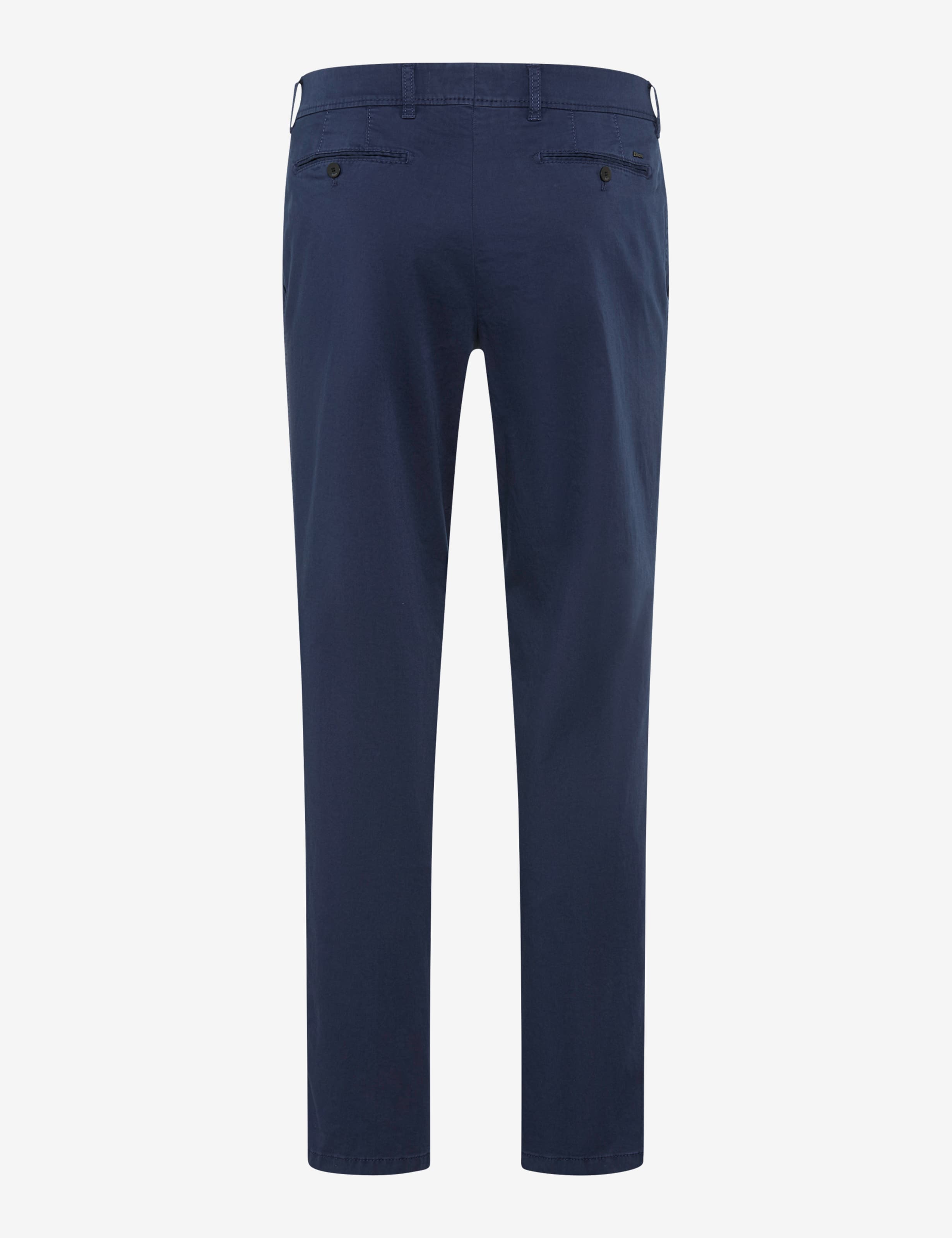 Homme Style EVANS Bleu Foncé Regular Fit Détourage arrière