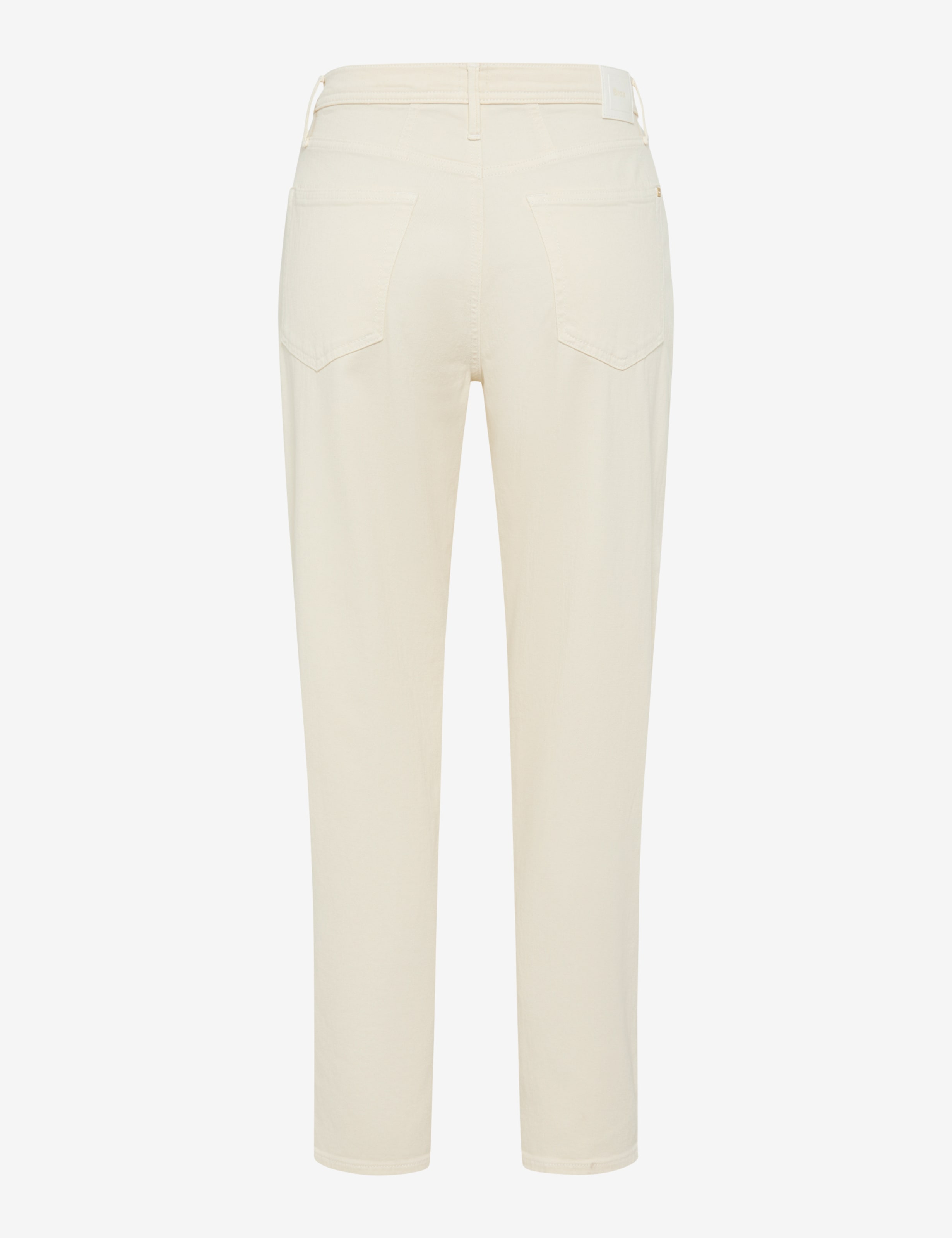 Femme Style MILEY S Denim Blanc Crème Relaxed Fit Détourage arrière