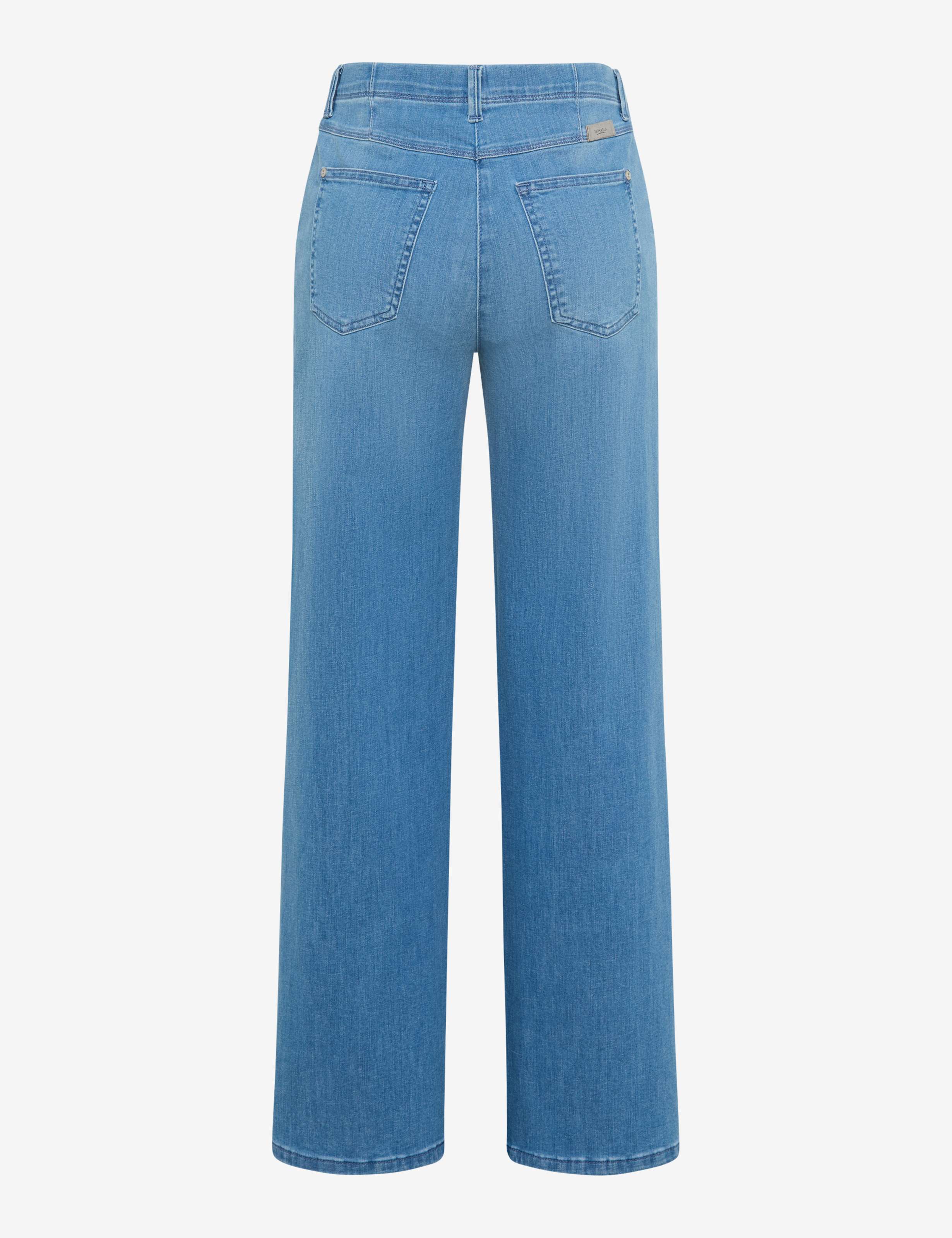 Damen Style LAURA FLARED Denim Hellblau Super Slim Fit Freisteller Rueck