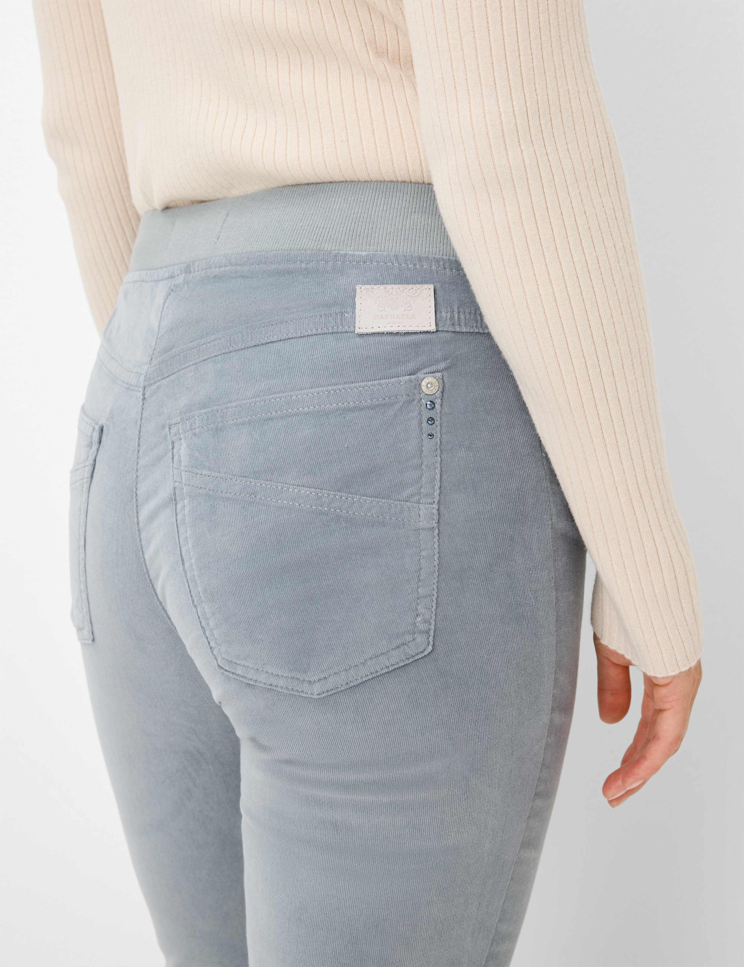Dame Style PAMINA Lysblå Slim Fit Detalje 2