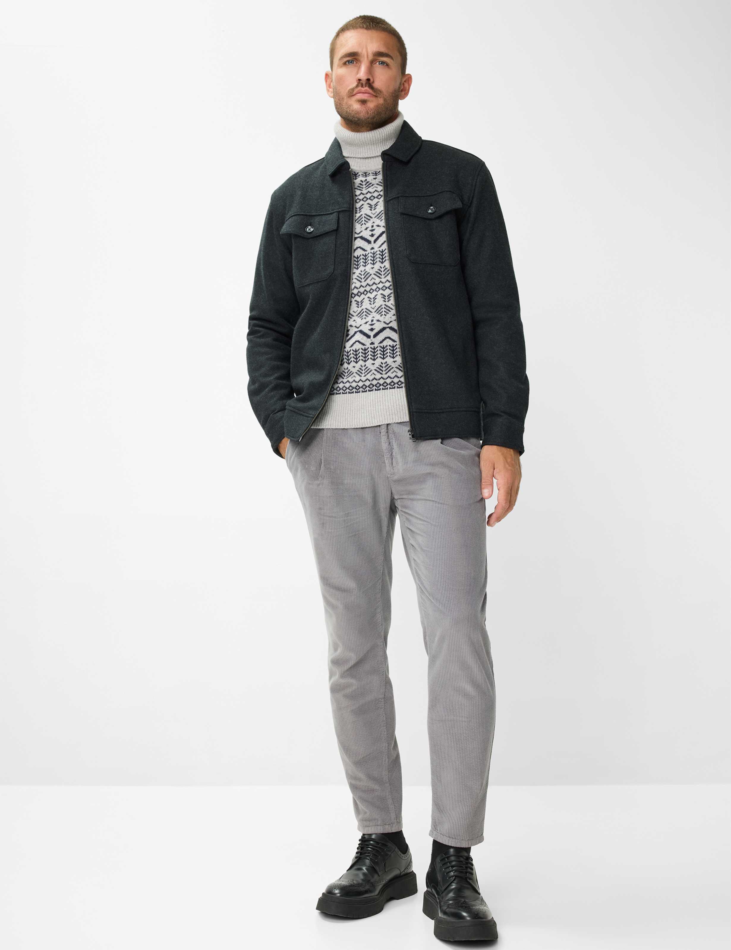 Herre Style TINO Grå Relaxed Fit Model Outfit