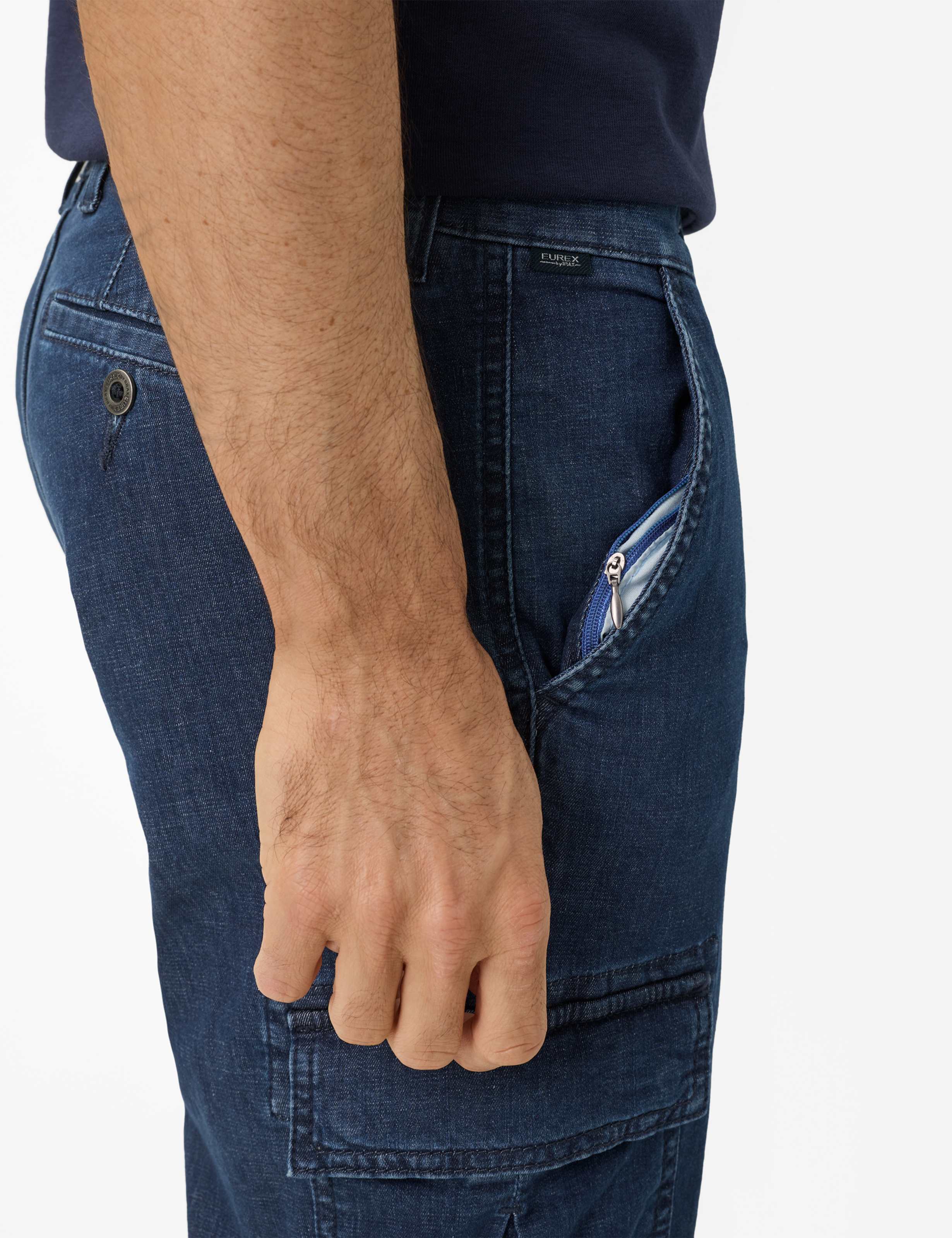 Herren Style BILL Dunkelblau Regular Fit Detail 2