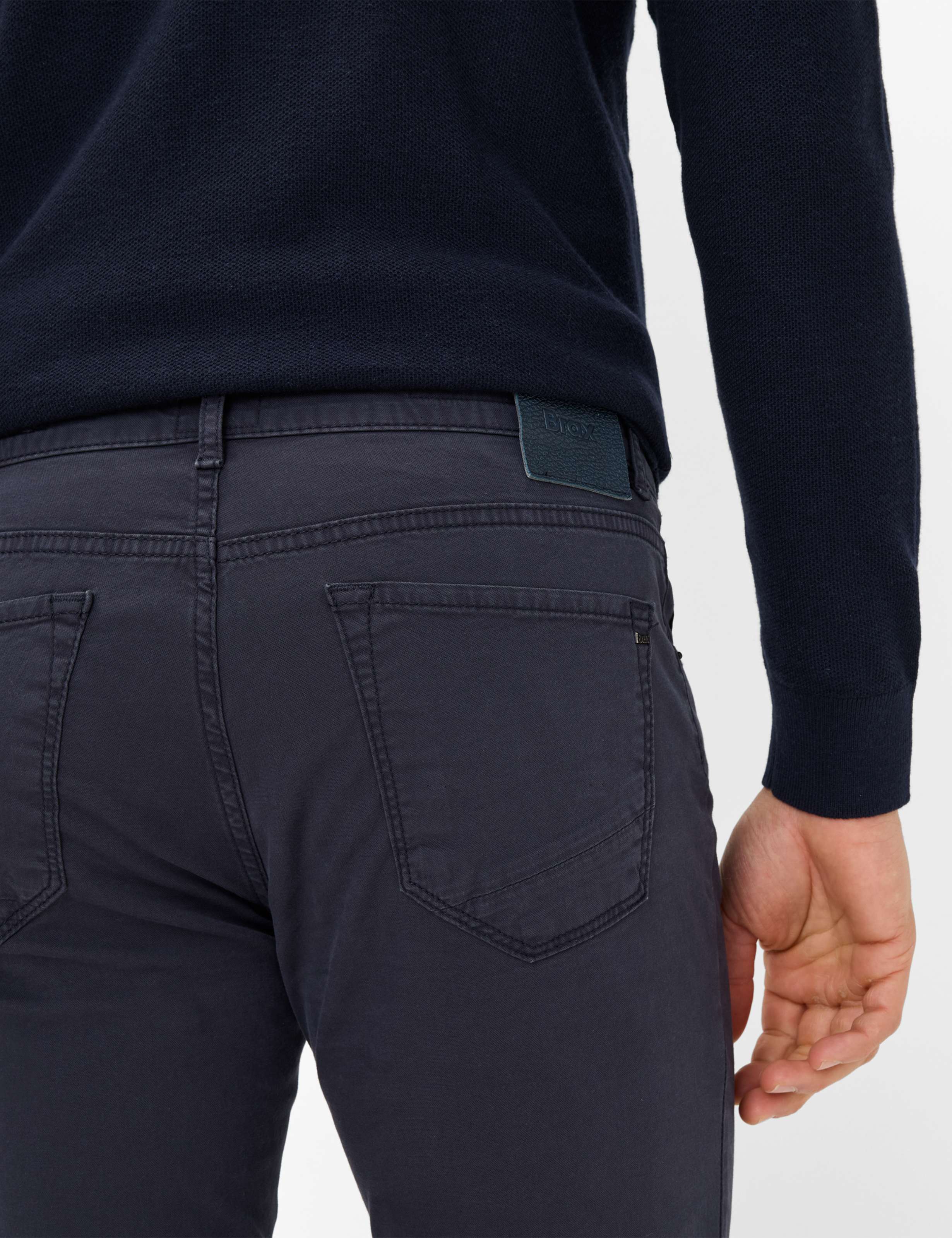 Herre Style CHUCK Mørkeblå Modern Fit Detalje 2