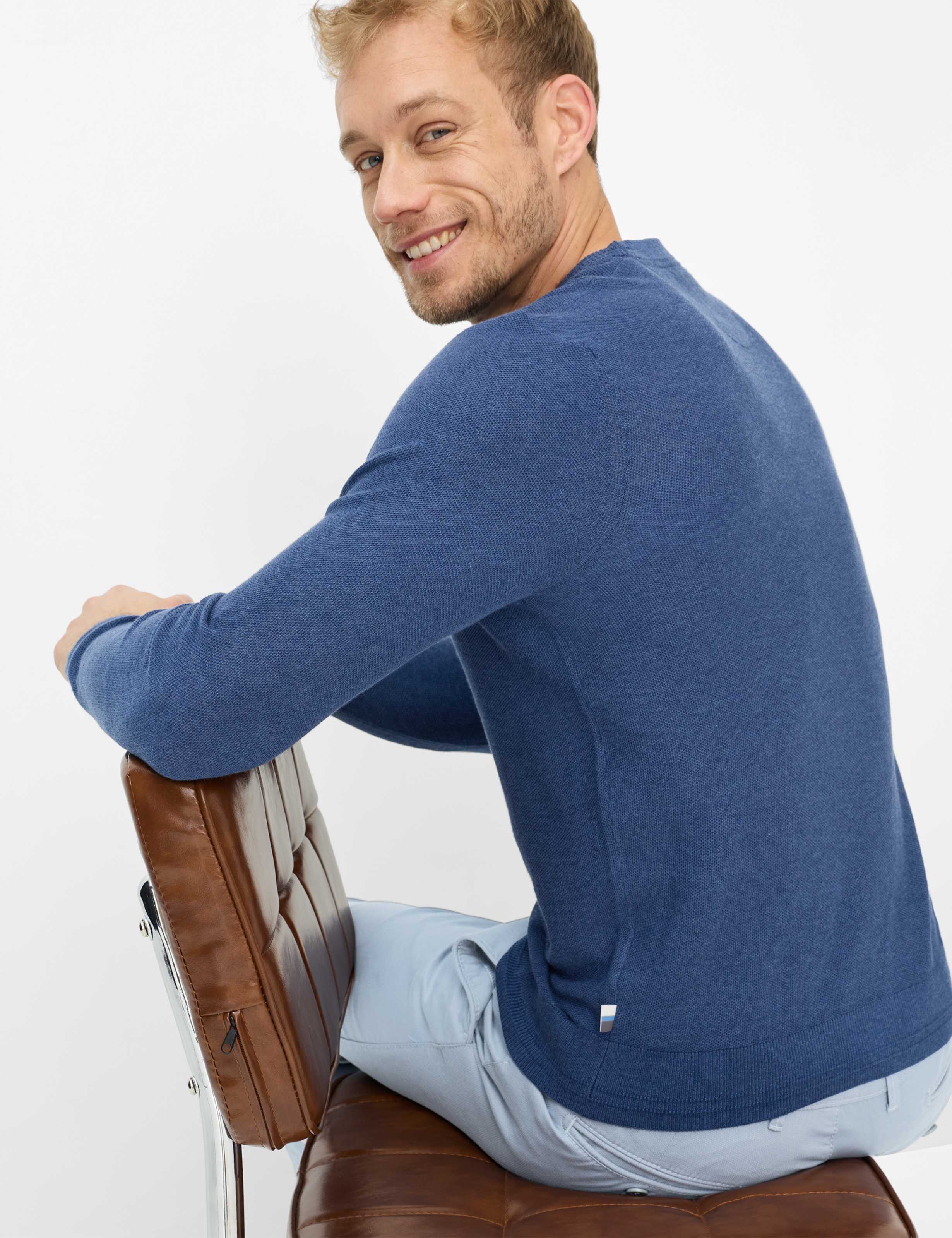 Herren Style RICK Blau  Detail 1