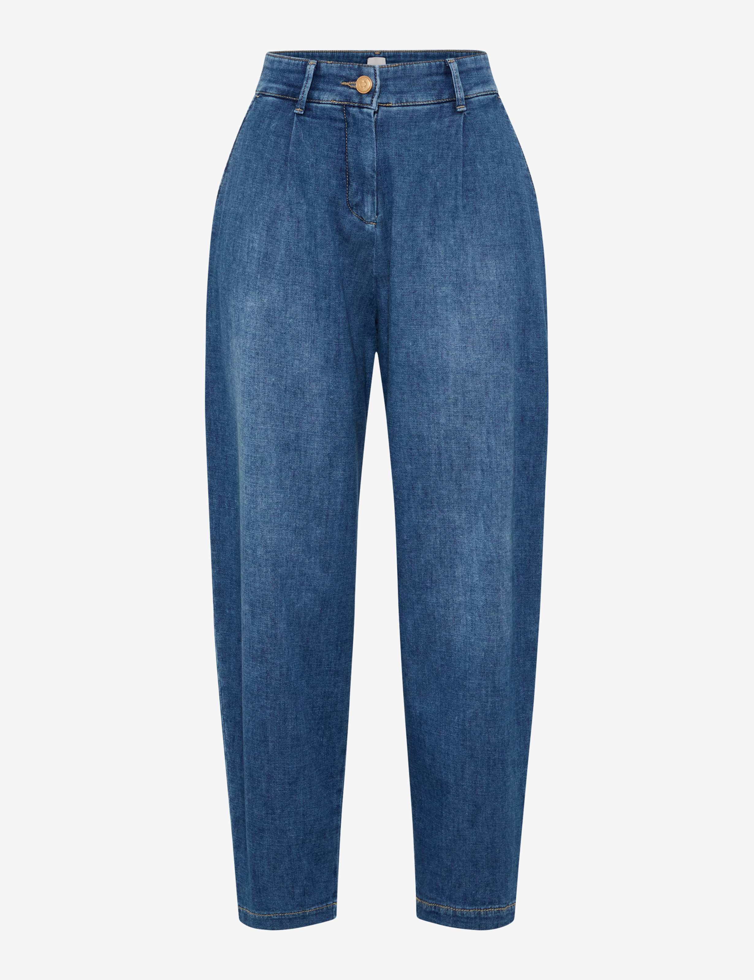 Femme Style MEGAN S Denim Bleu Relaxed Fit Détourage avant