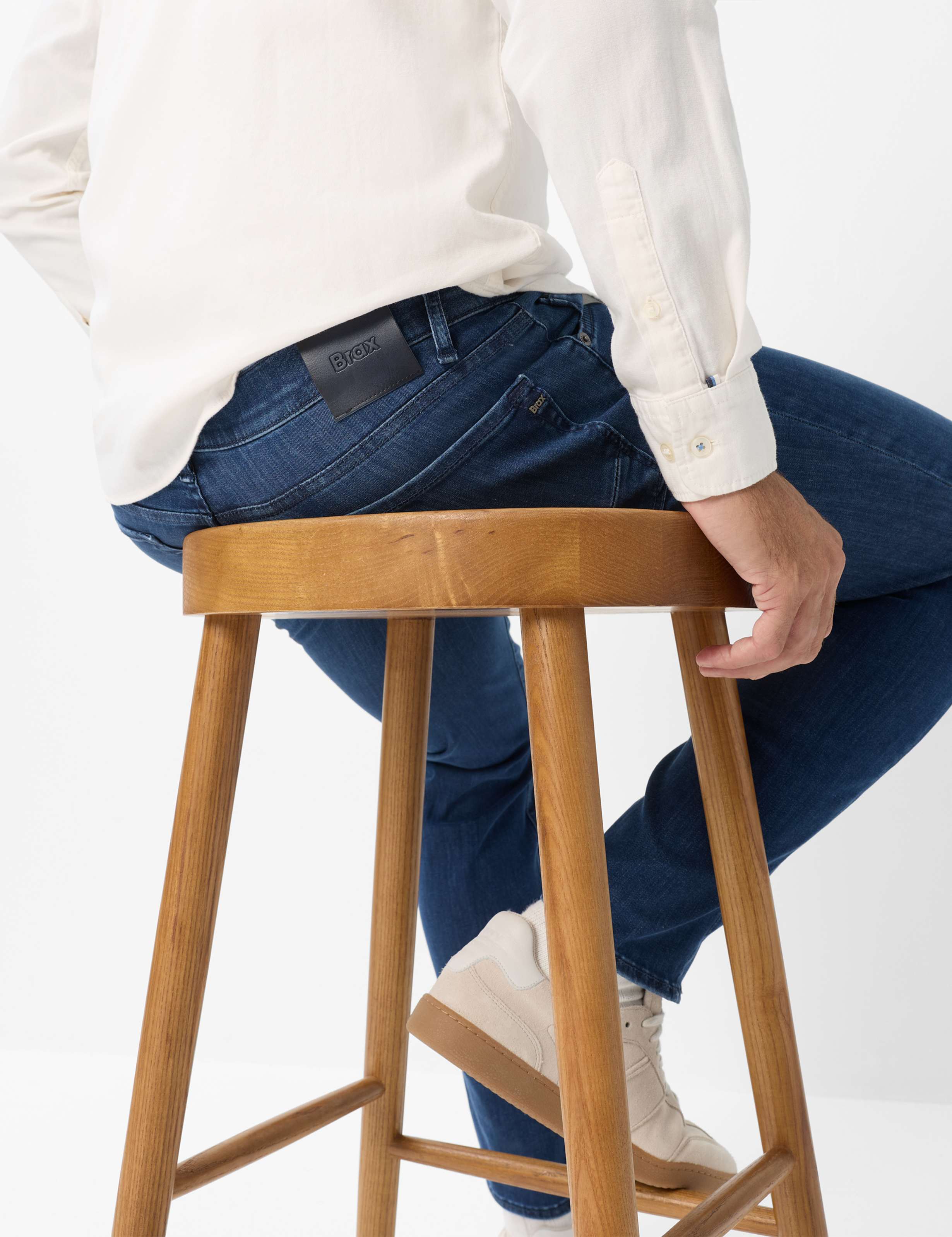Homme Style CHUCK Denim Bleu Regular Modern Fit Détail 1