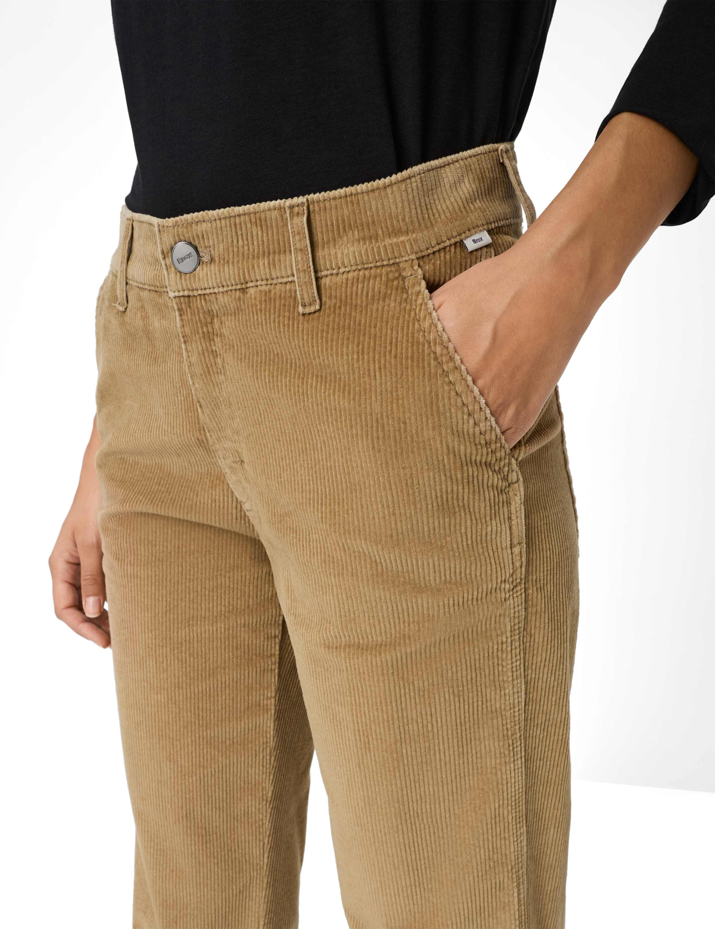Damen Style MAINE Hellbraun Wide Leg Detail 2