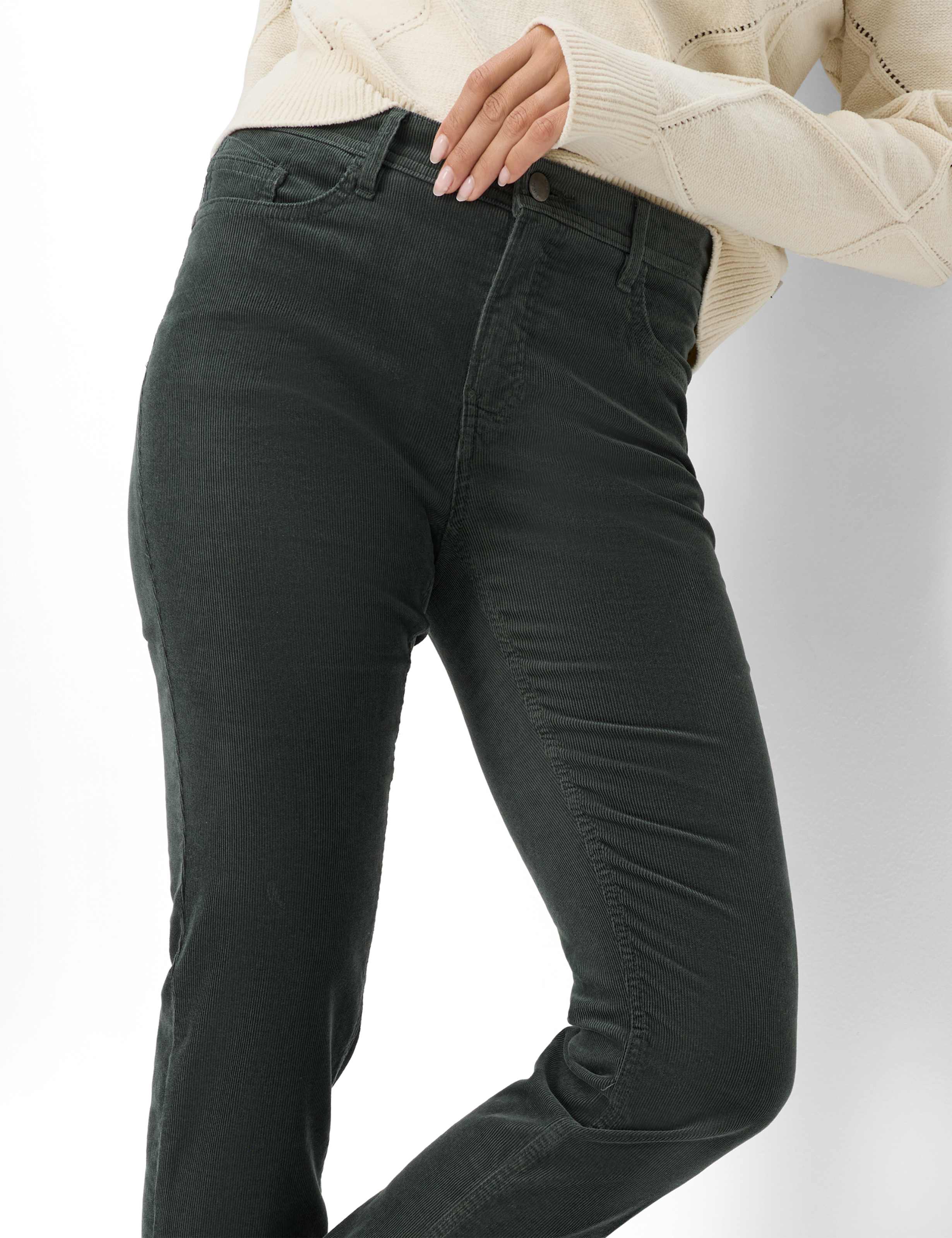 Women Style MARY Dark Green Regular Fit Detail 1
