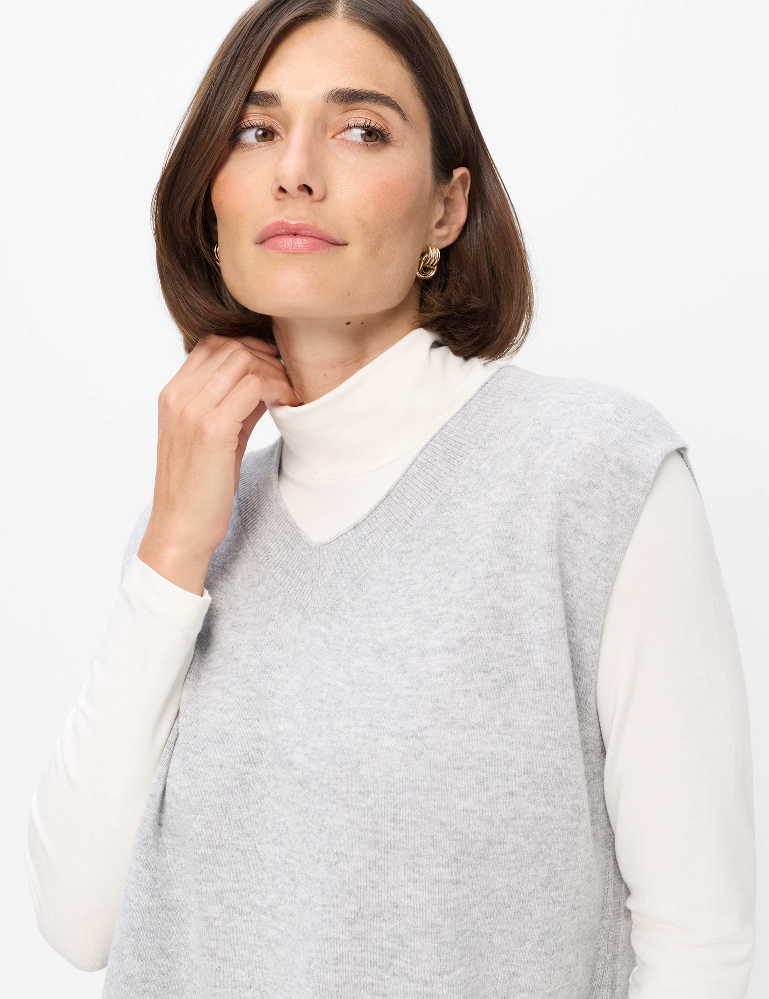 Femme Style ELISA Gris Clair  Détail 2
