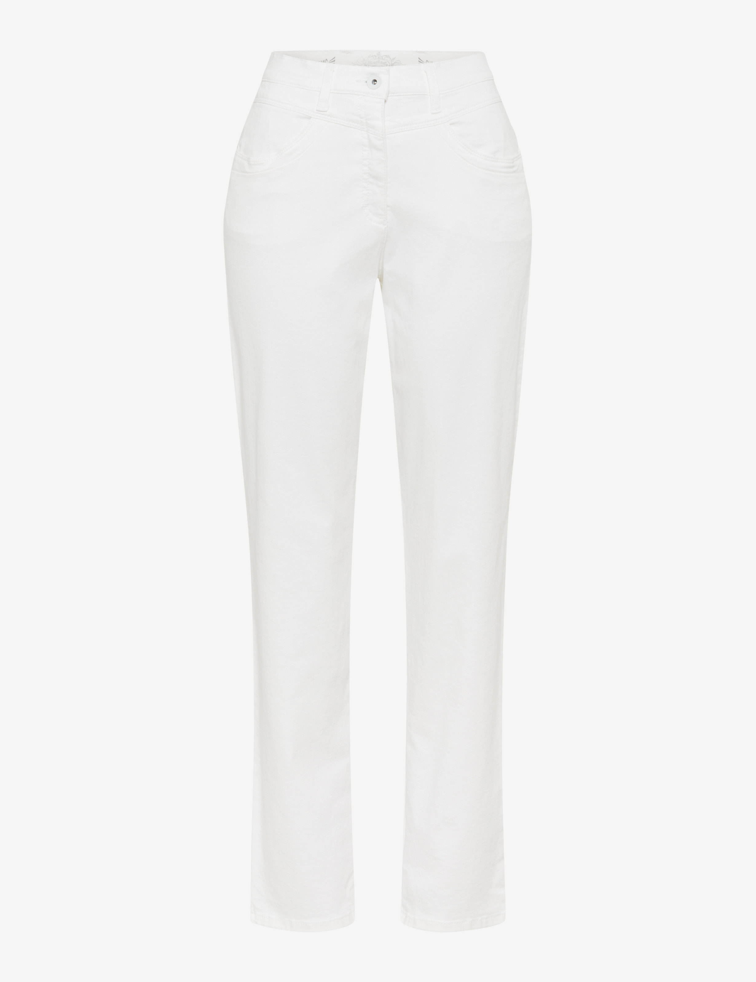 Femme Style CAREN NEW Denim Blanc Comfort Plus Fit Détourage avant