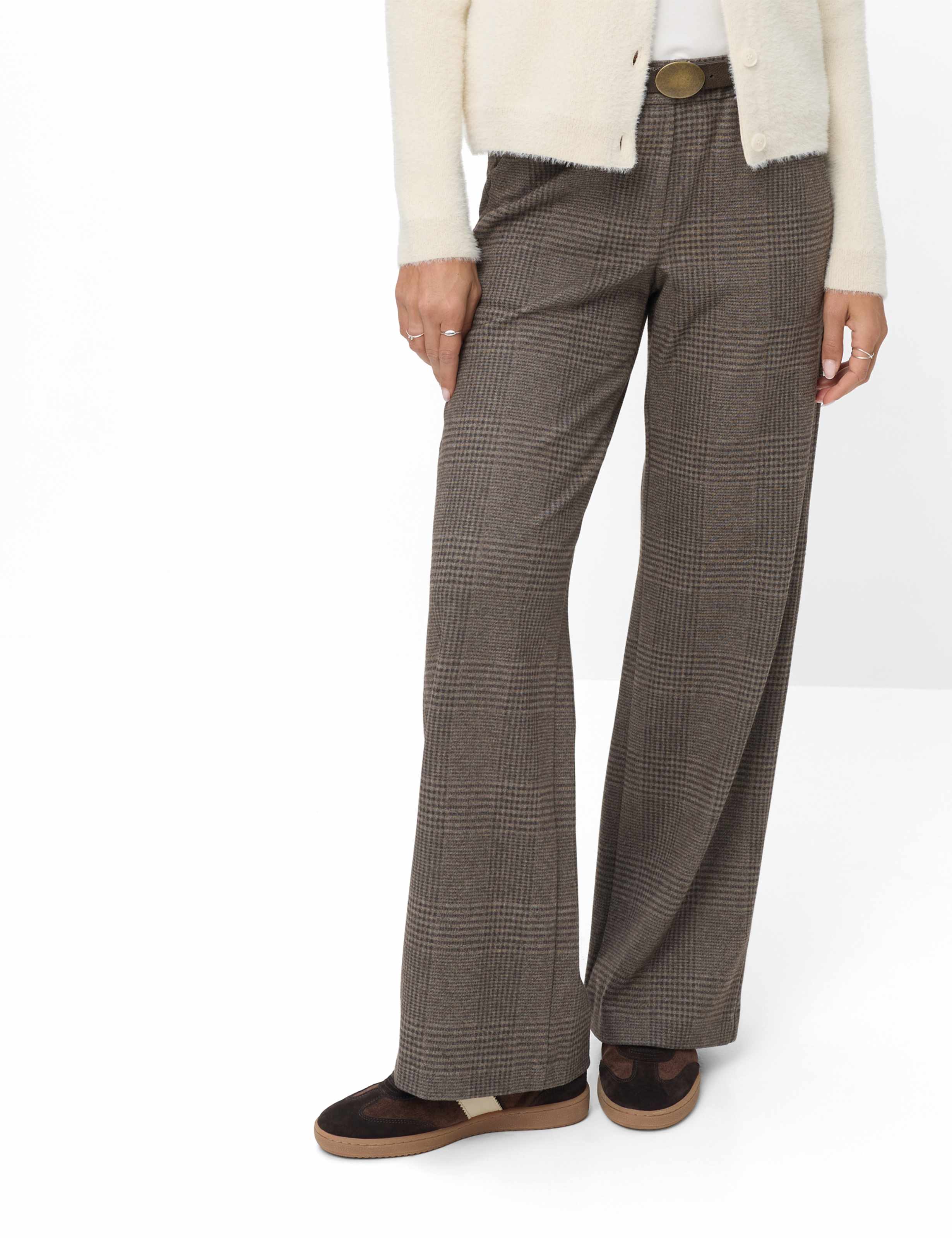 Brax Dames Palazzobroek  Style MAINE HAZEL, bruin, maat 34