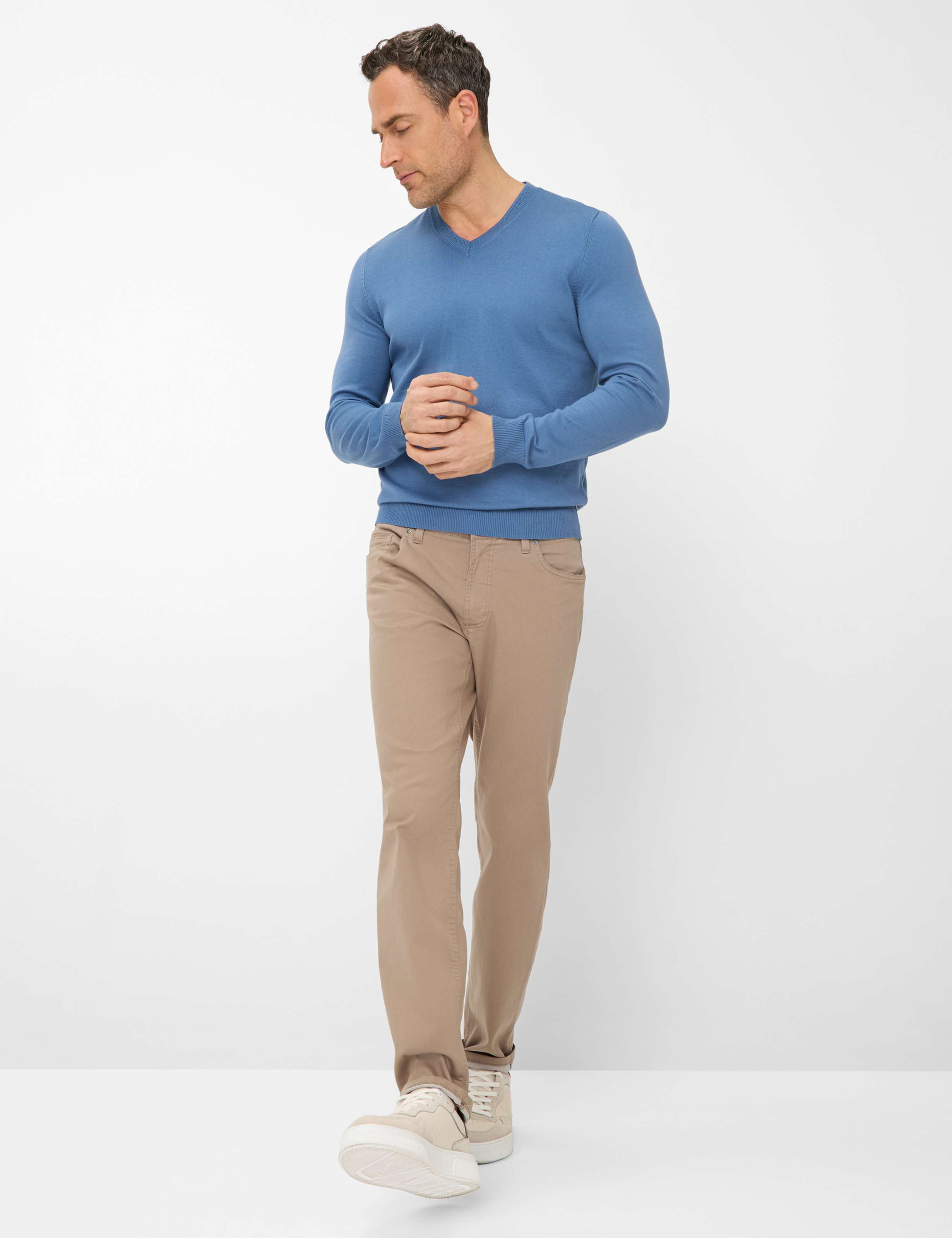 Herren Style LUKE Braun Regular Fit Model Outfit