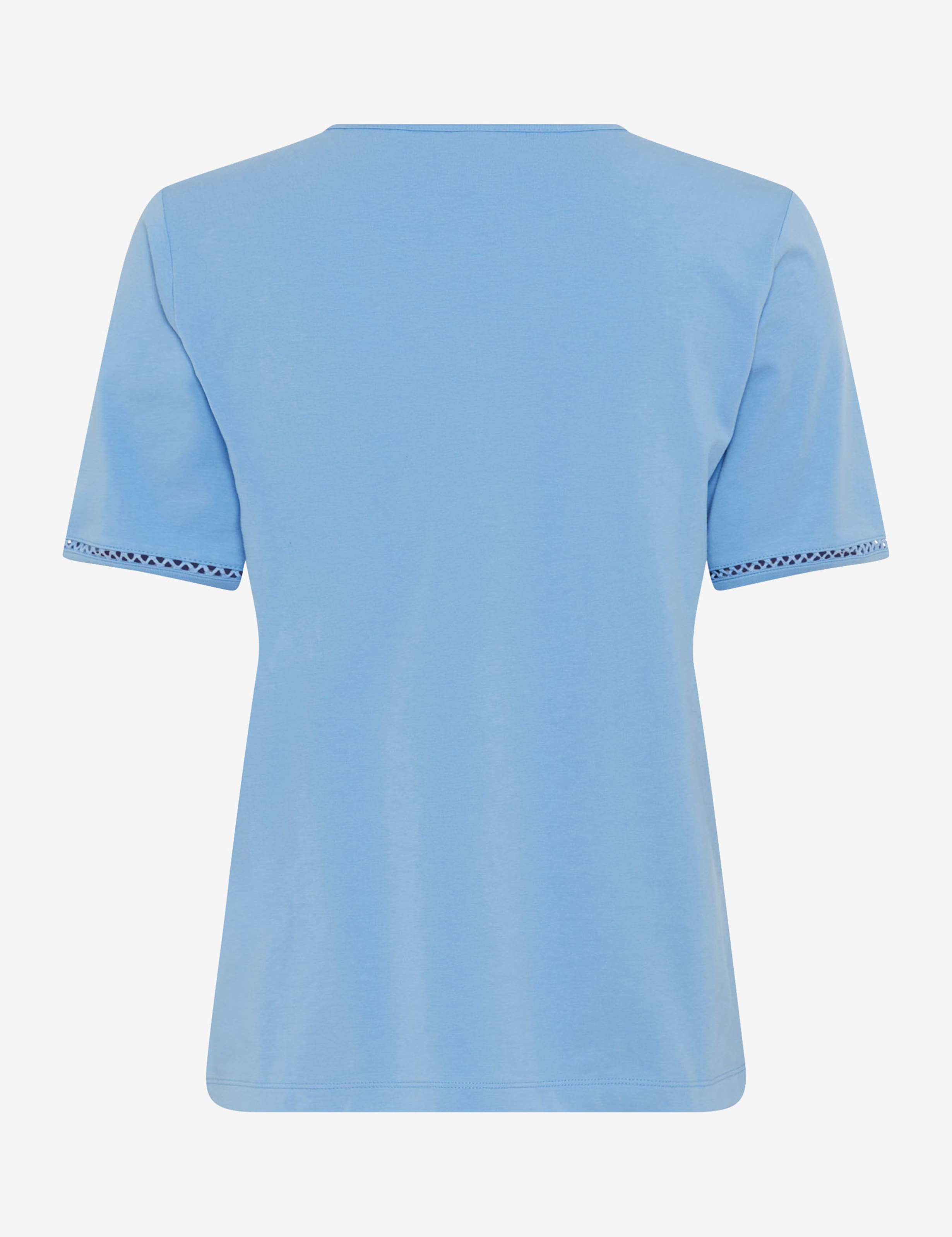 Femme Style CARINA Bleu  Détourage arrière