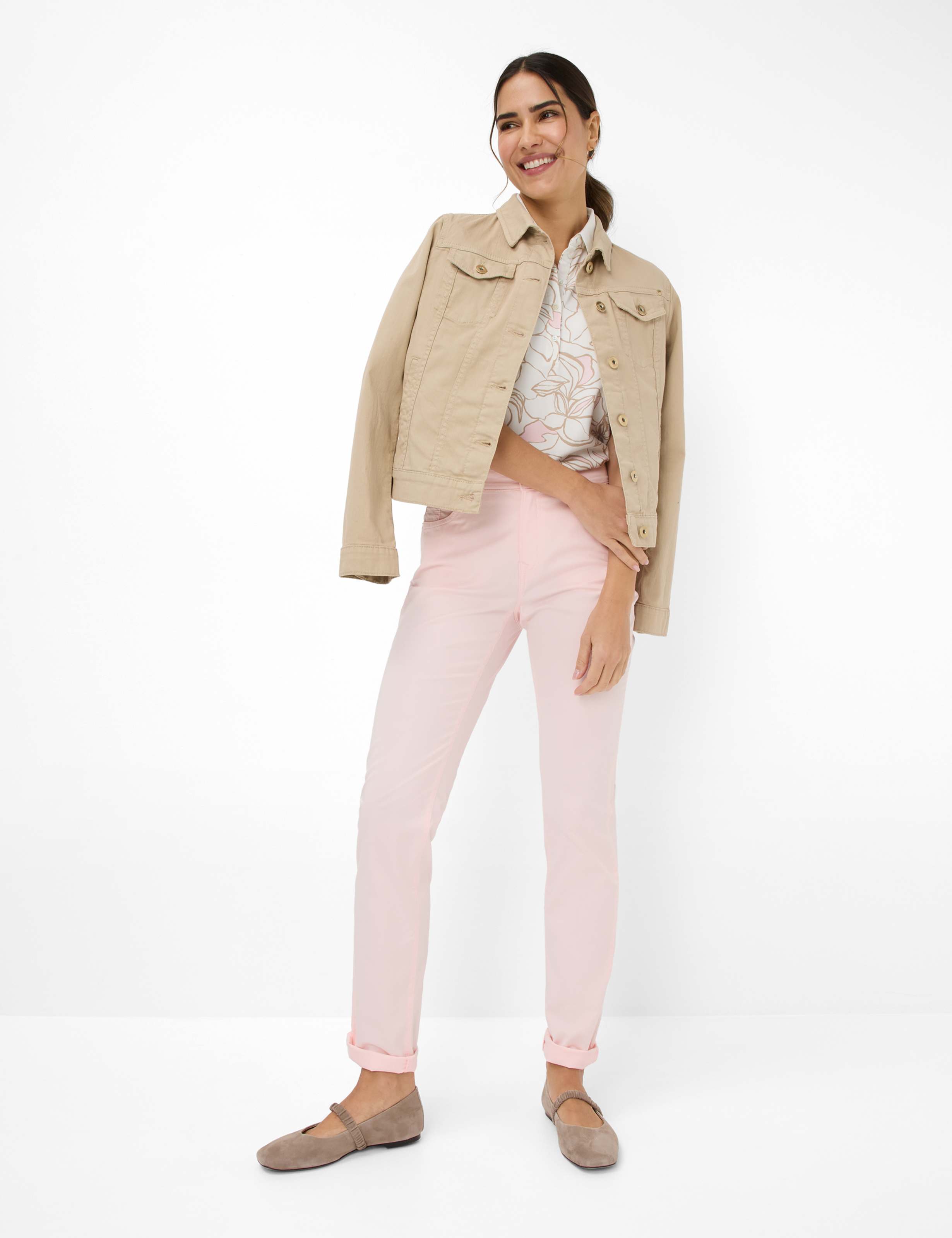 Dame Style MARY Rosa Regular Fit Model Outfit