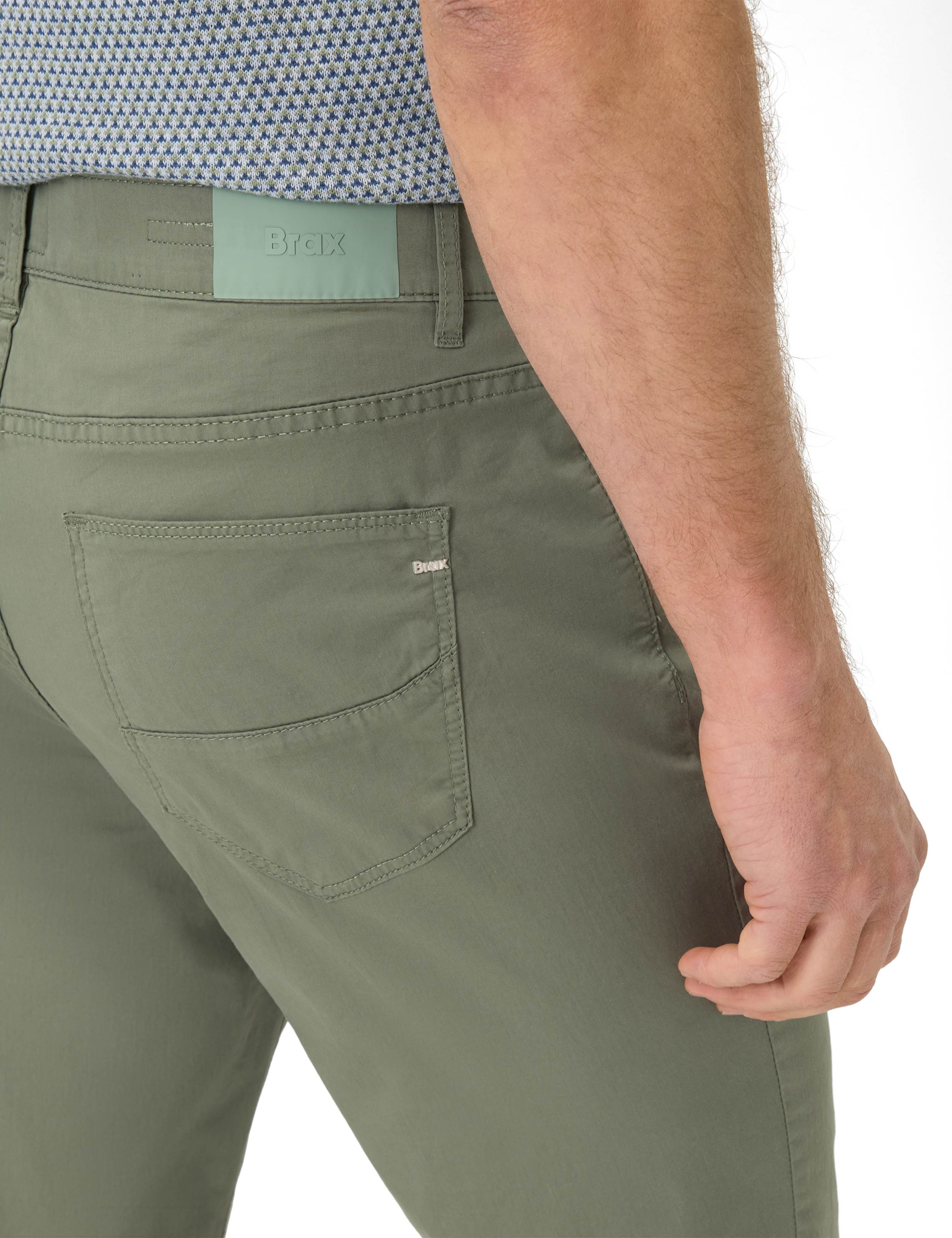 Men Style CADIZ Green Straight Fit Detail 2