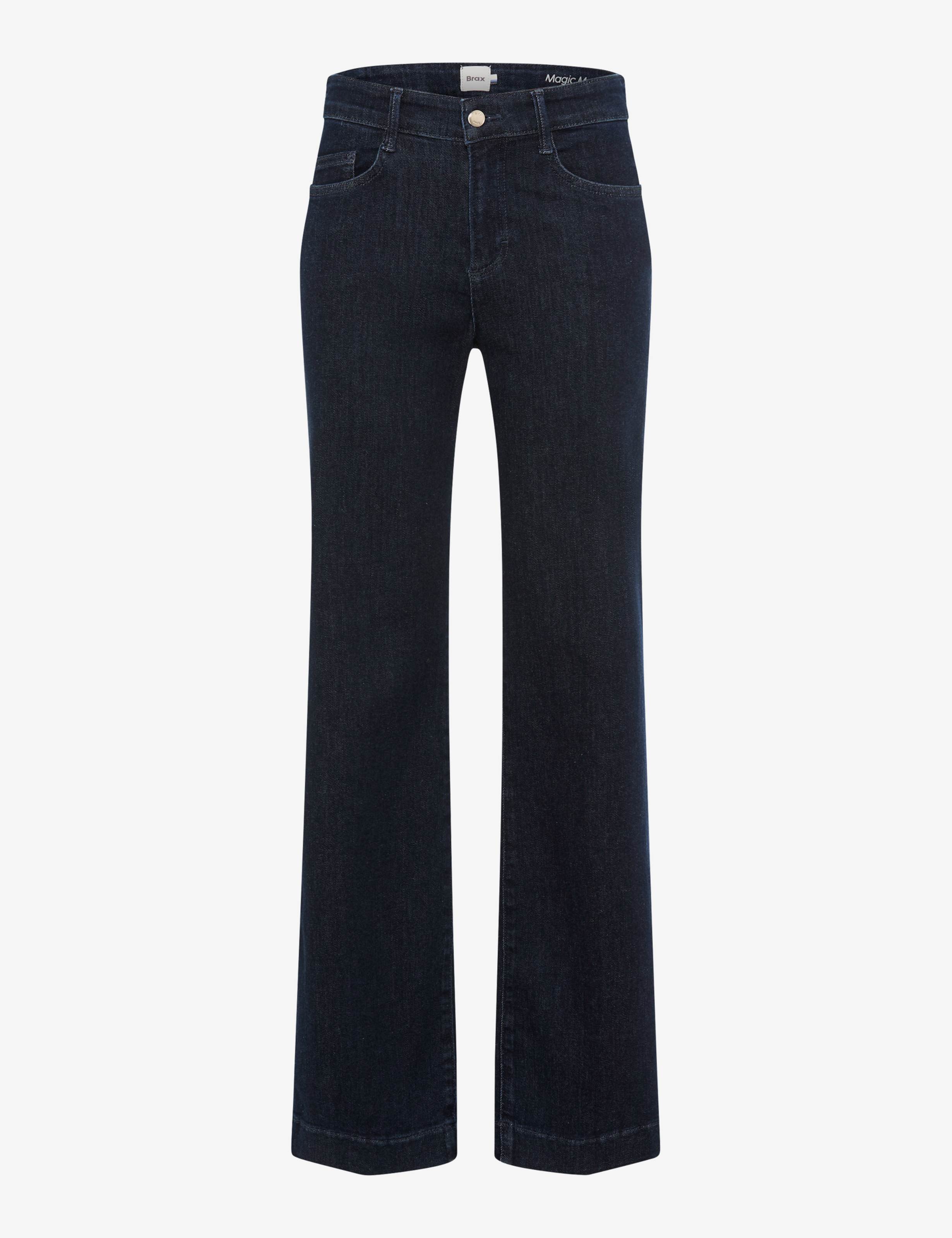 Women Style MAINE Denim Dark Blue Wide Leg Stand-alone front view