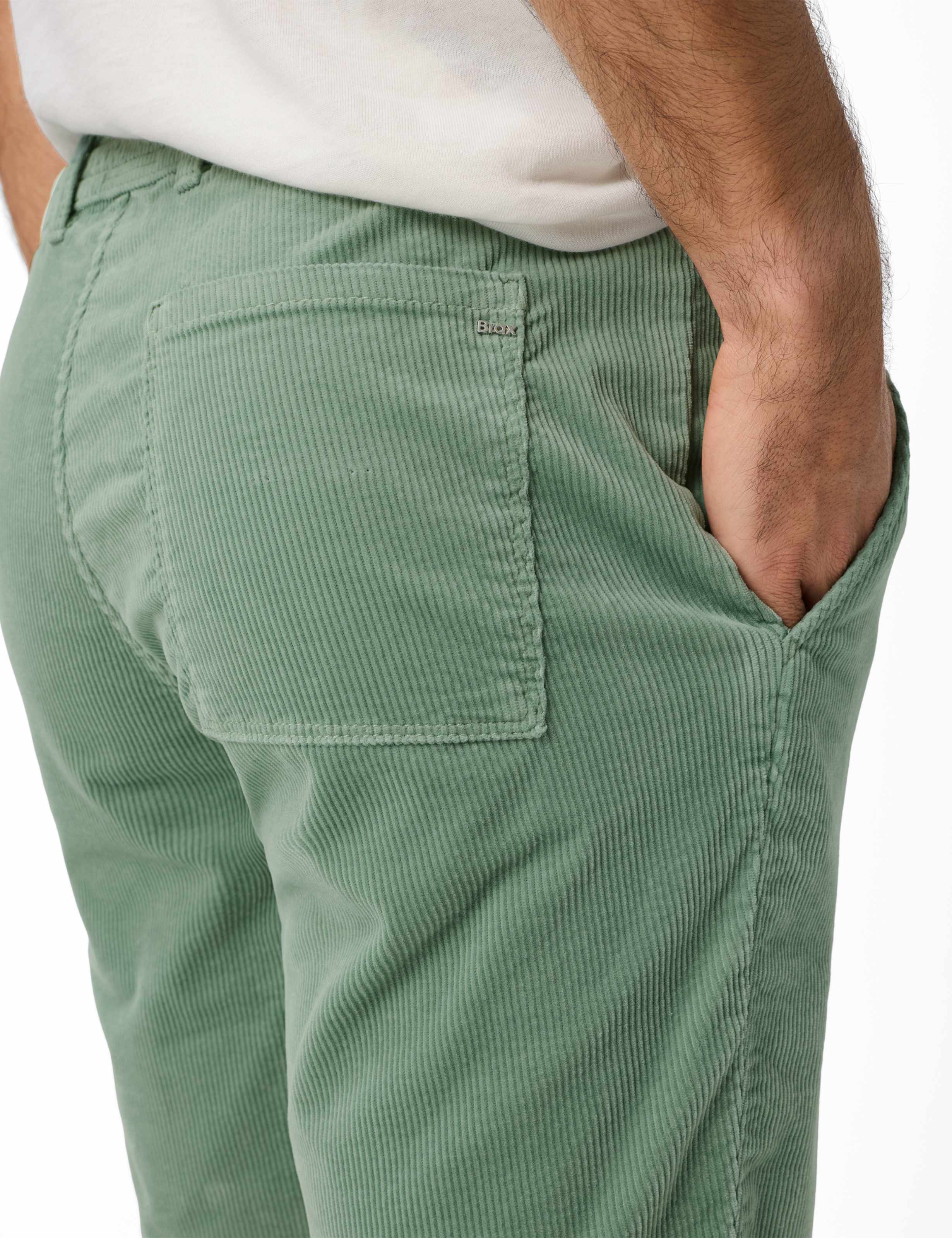 Heren Style BALU Lichtgroen Modern Fit Detail 2