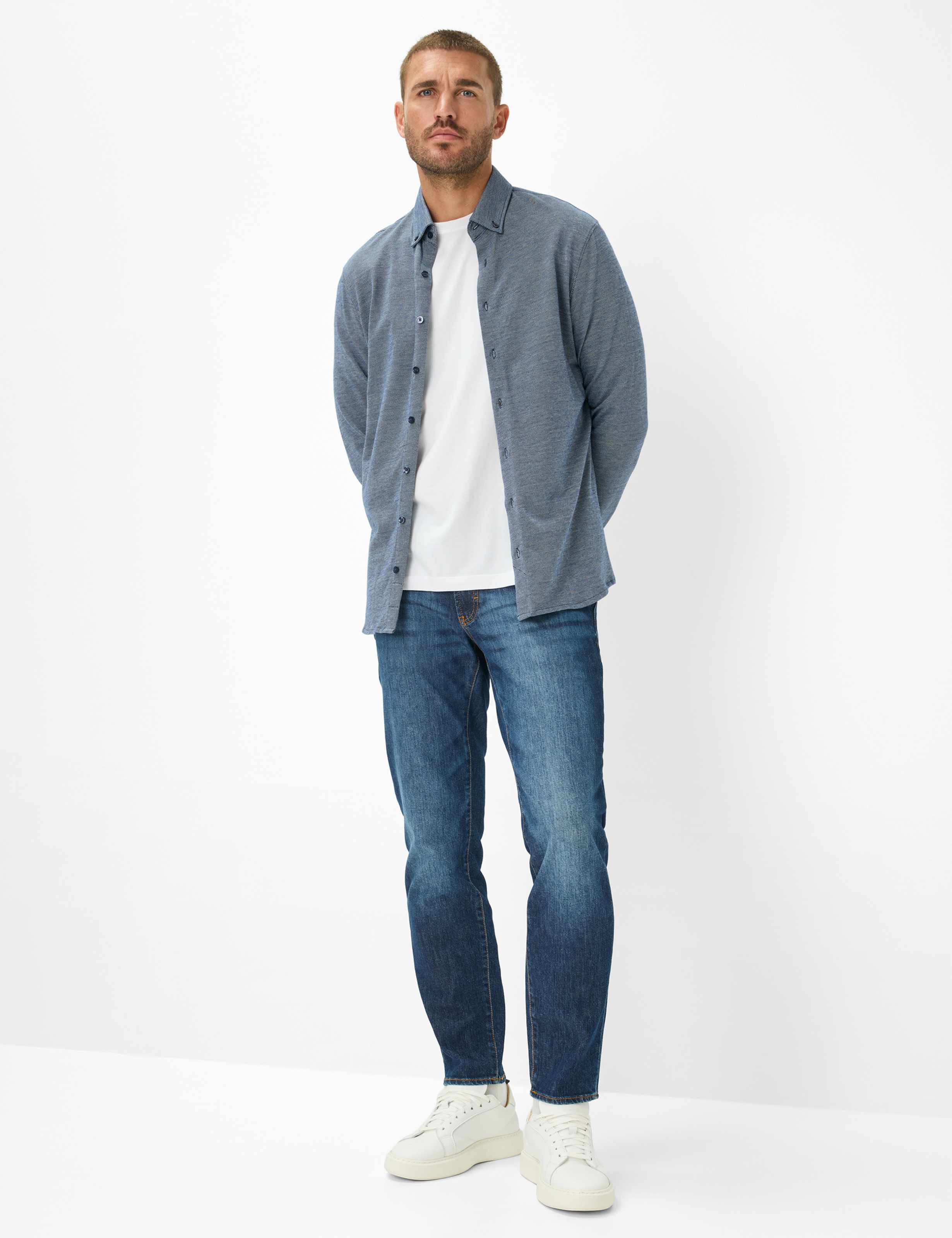 Herren Style DANIEL Blau  Model Outfit
