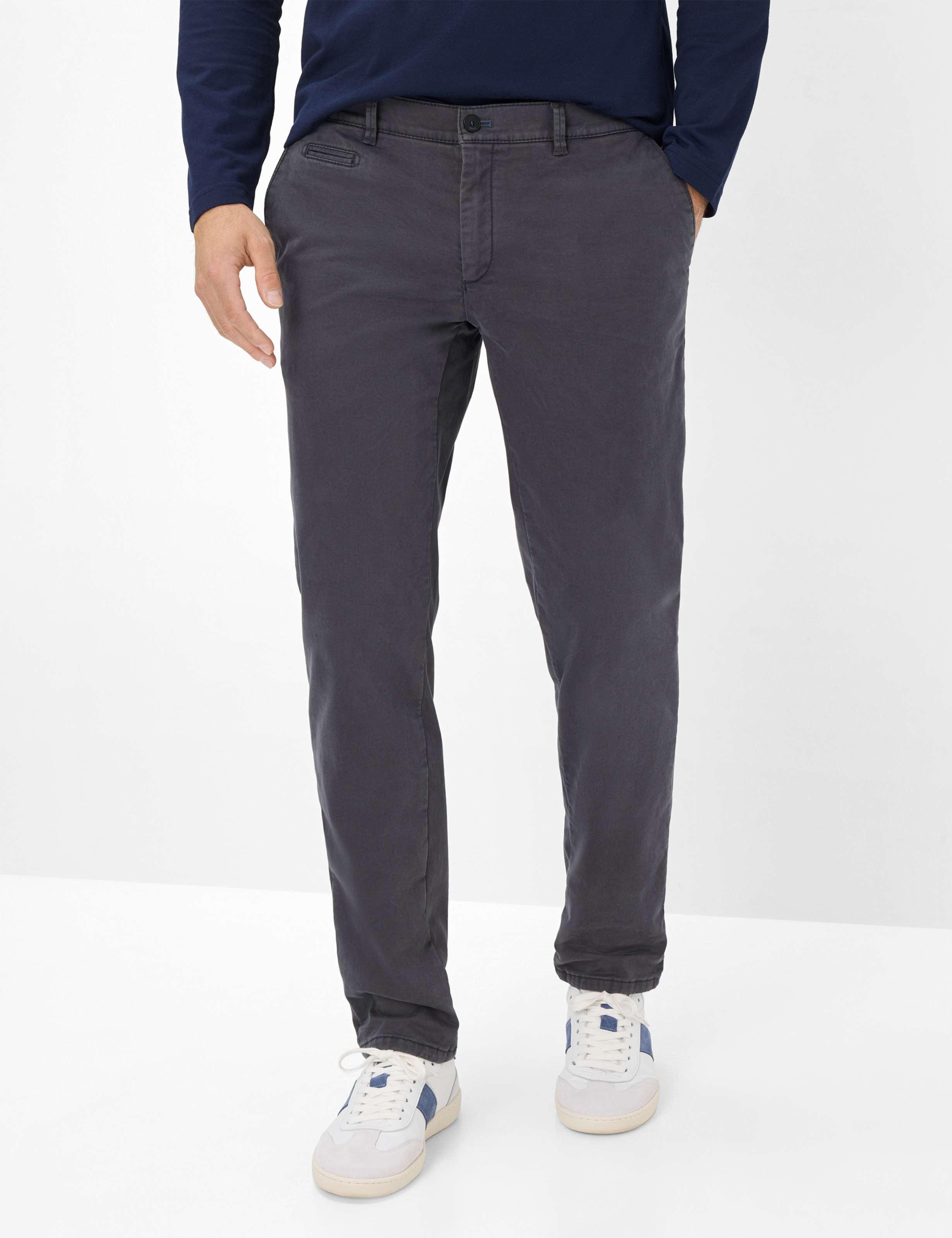 Thumbnail - Brax Herren Chino Style FABIO TT ELEFANT, grau, Gr. 44/32