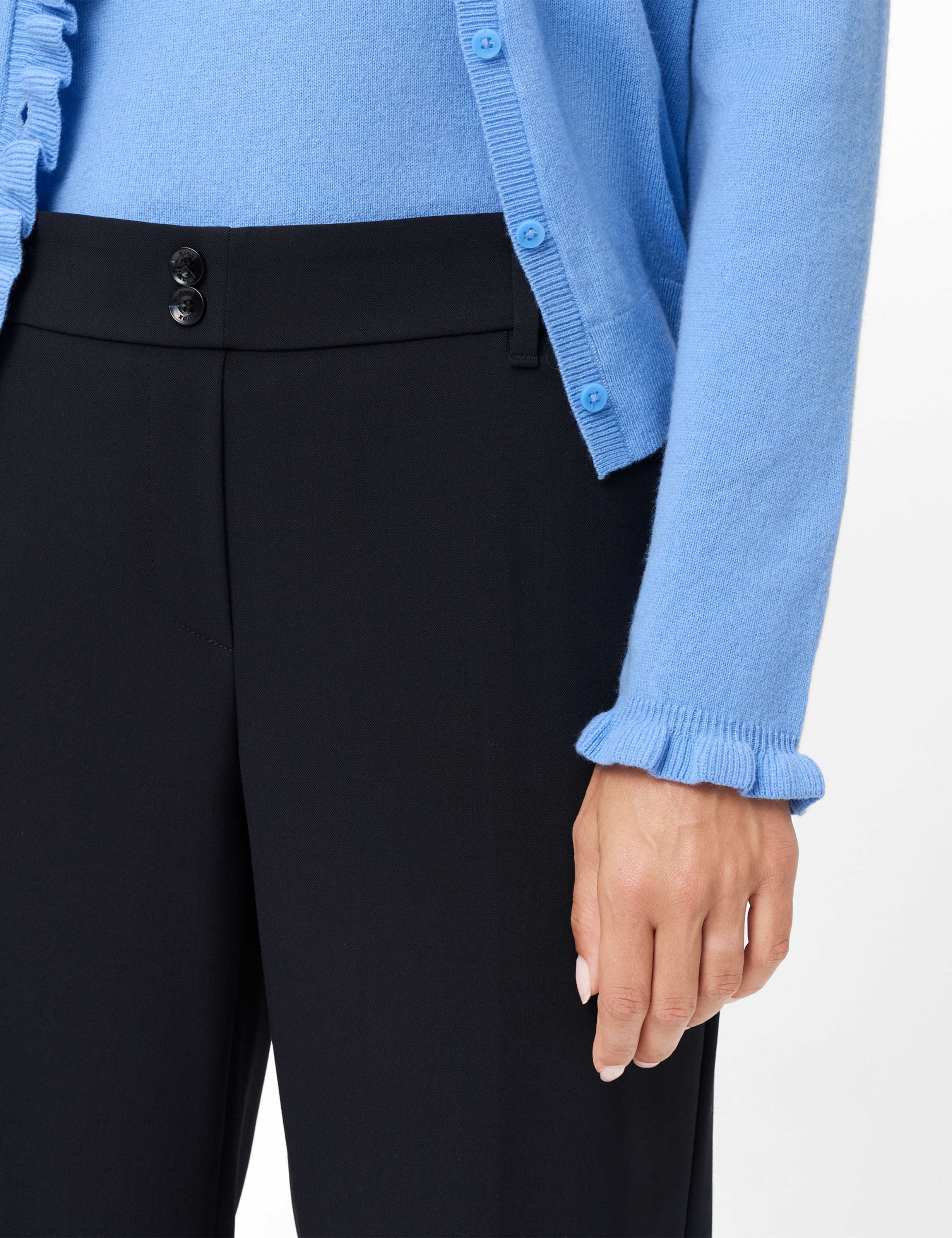 Women Style MAINE Dark Blue Wide Leg Detail 2