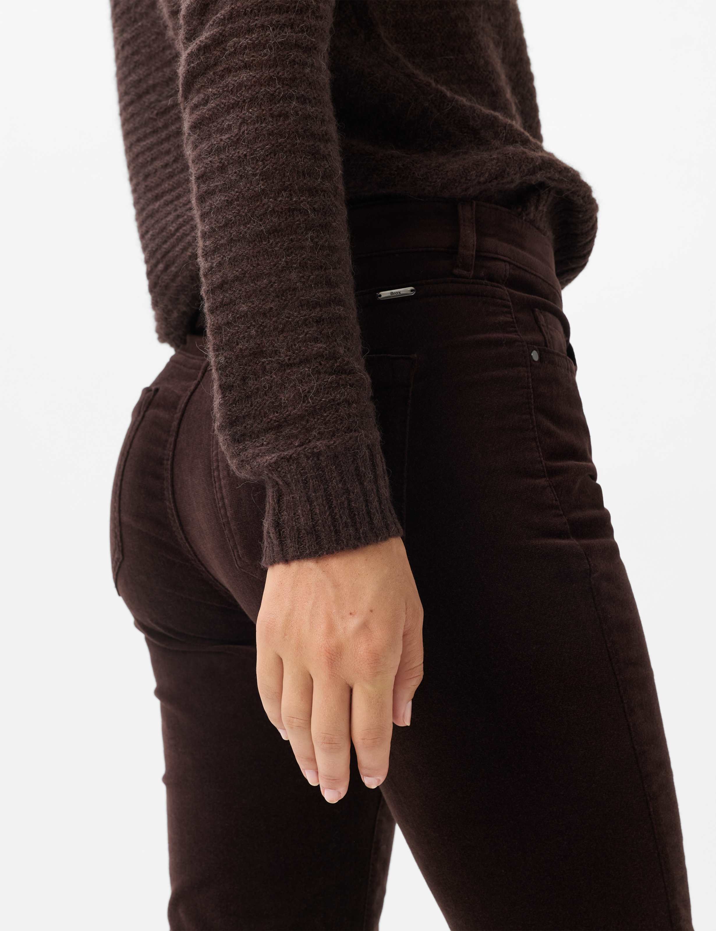 Femme Style MARY Marron Foncé Regular Fit Détail 2
