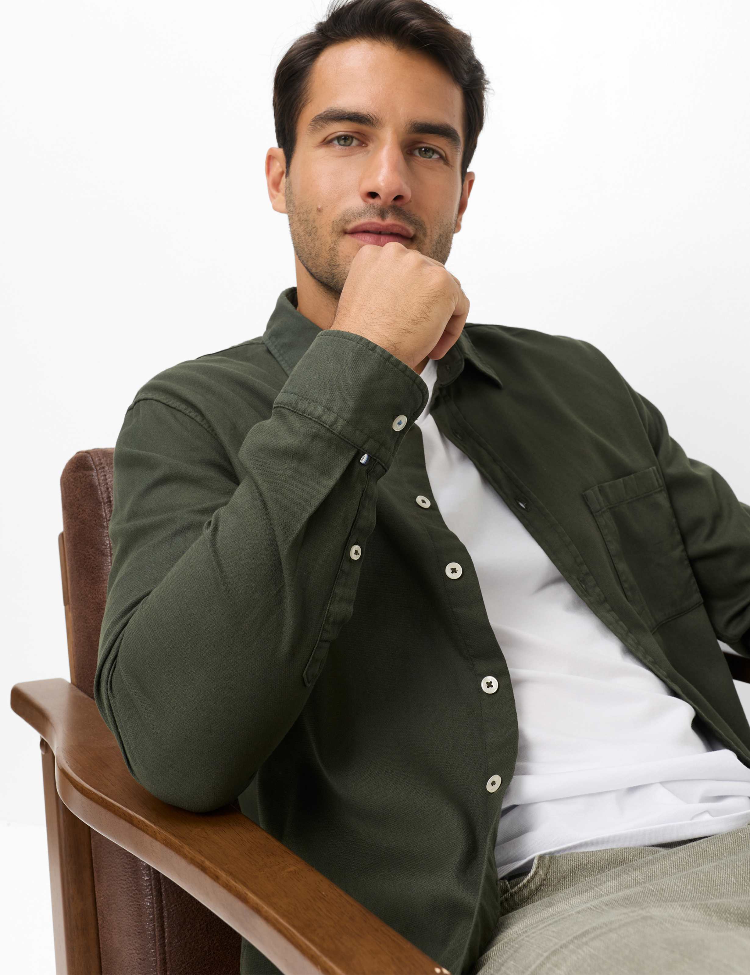 Homme Style HAROLD Vert  Détail 1