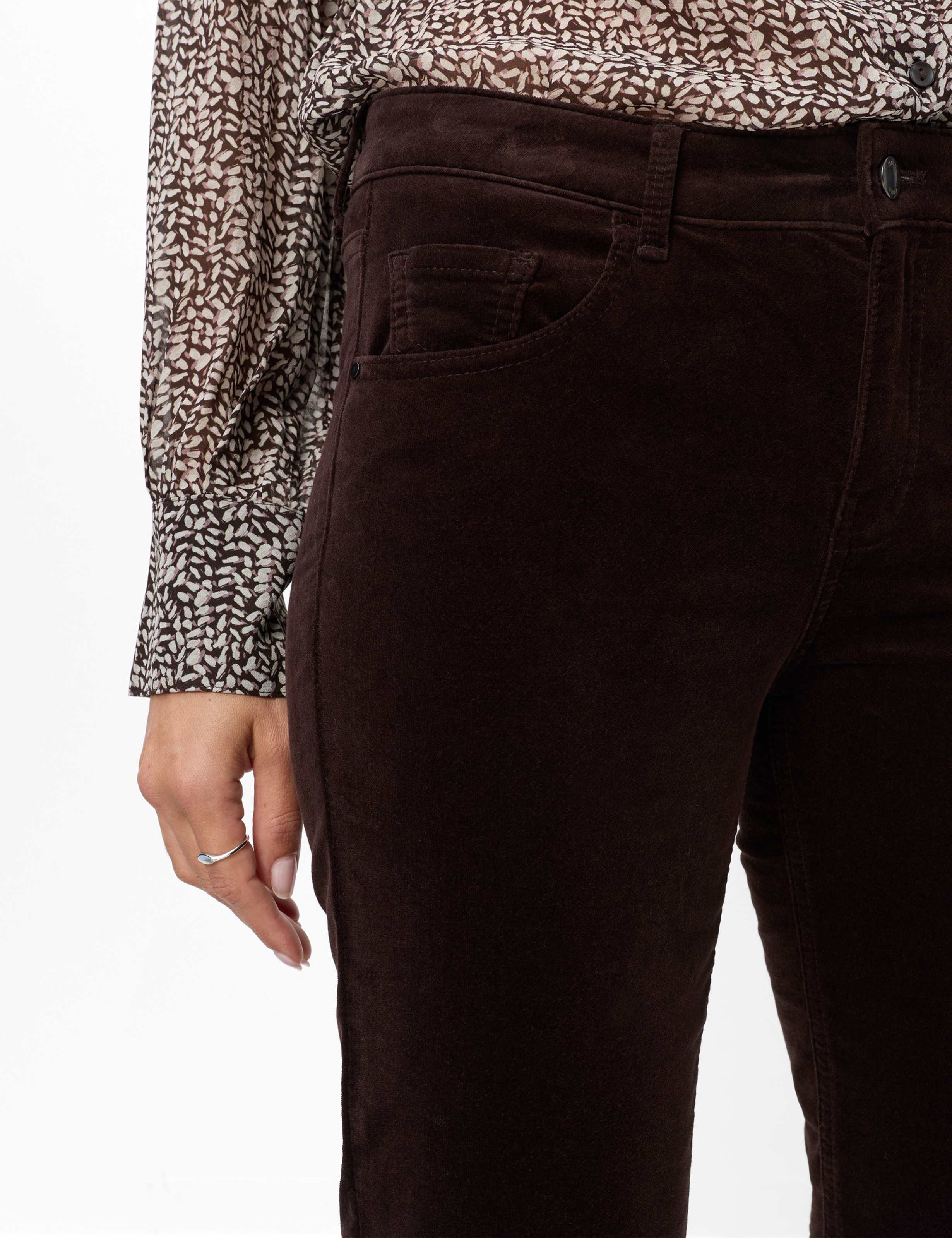 Damen Style SHAKIRA Dunkelbraun Slim Fit Detail 2