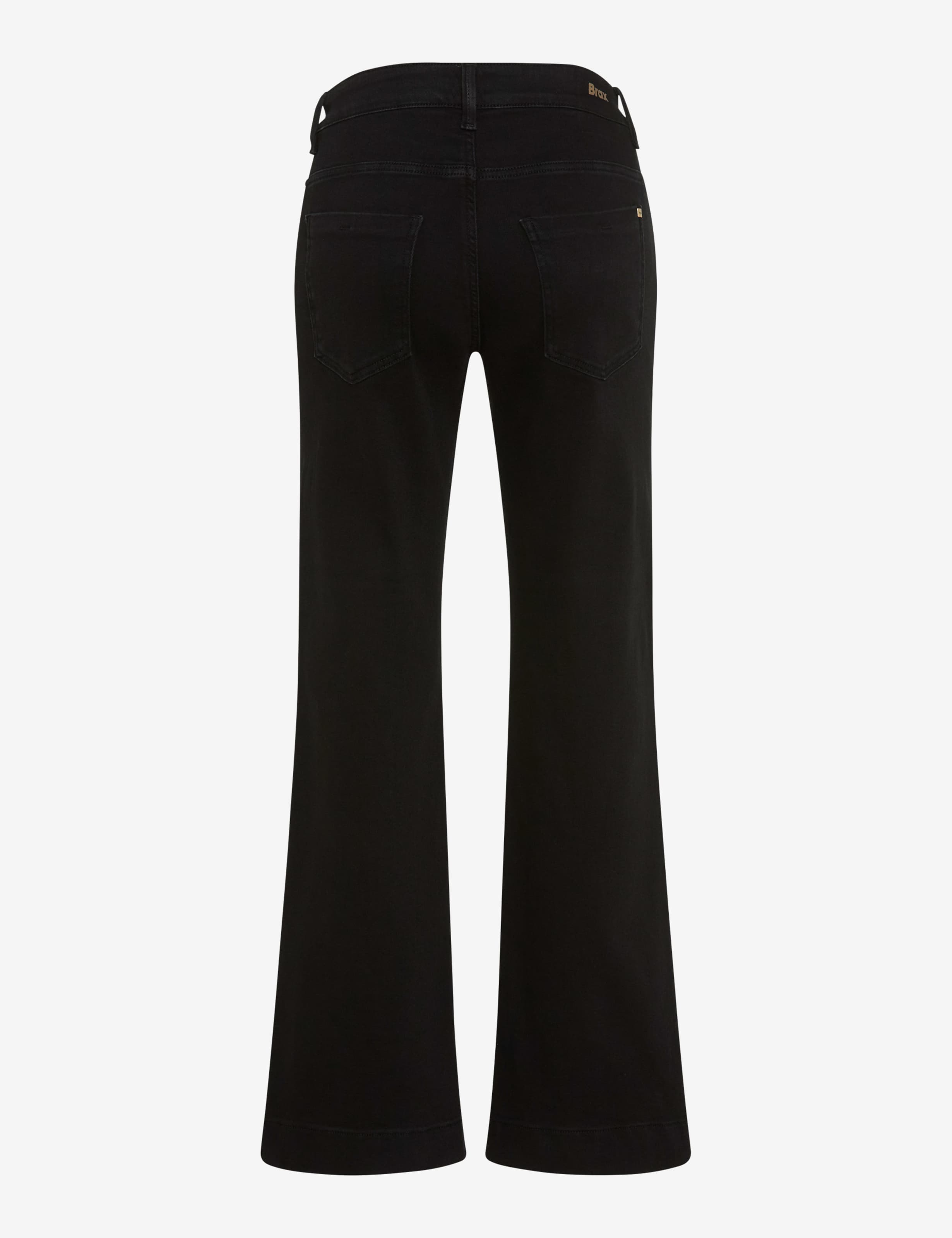Femme Style MAINE Denim Noir Wide Leg Détourage arrière