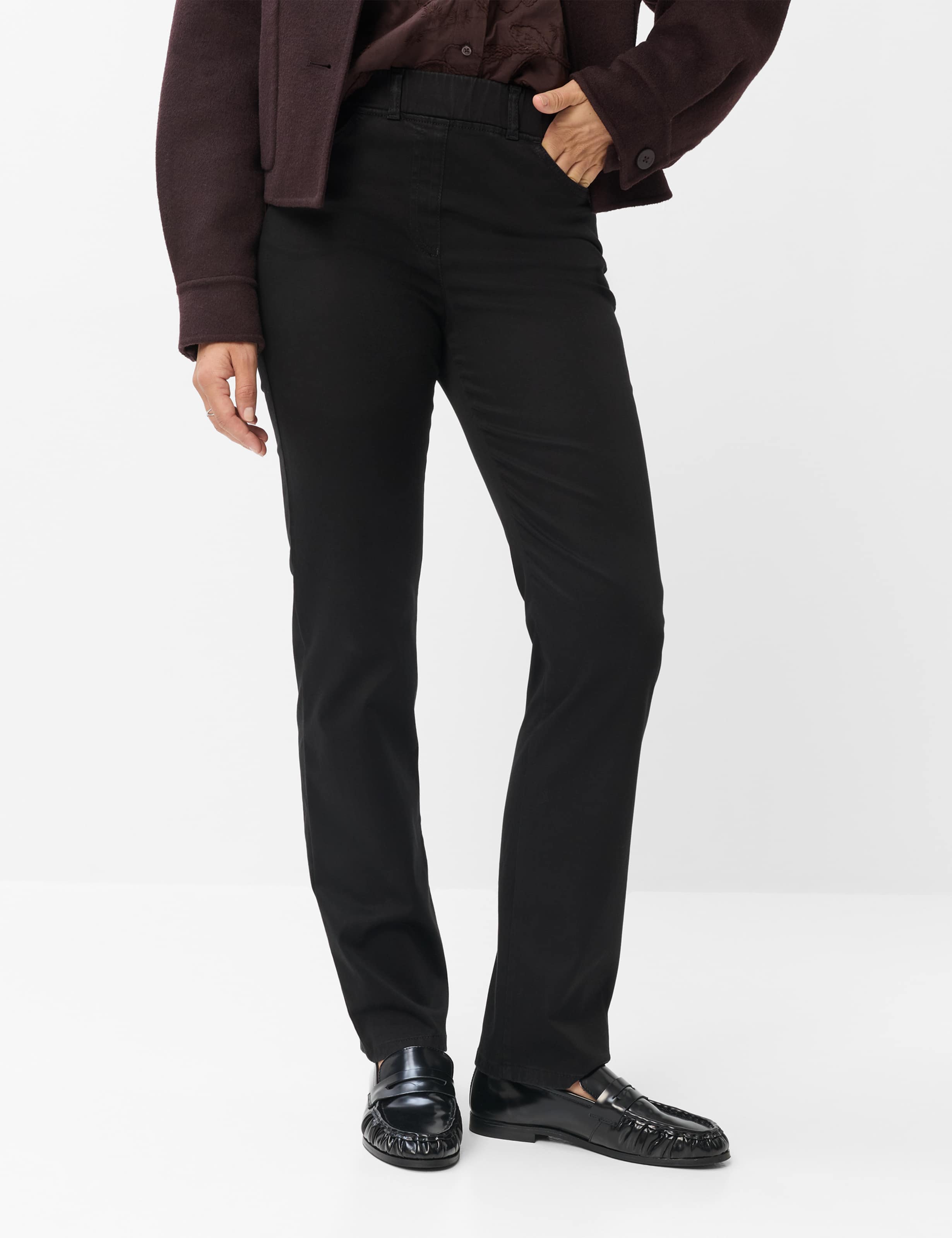 Schwarz, Damen, Style LAVINA STRAIGHT, MODEL_FRONT_ISHOP
